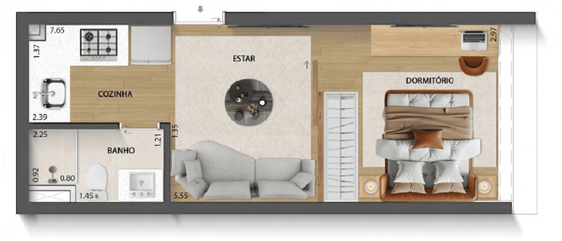 Planta 4 — Aurum Perdizes Studios
