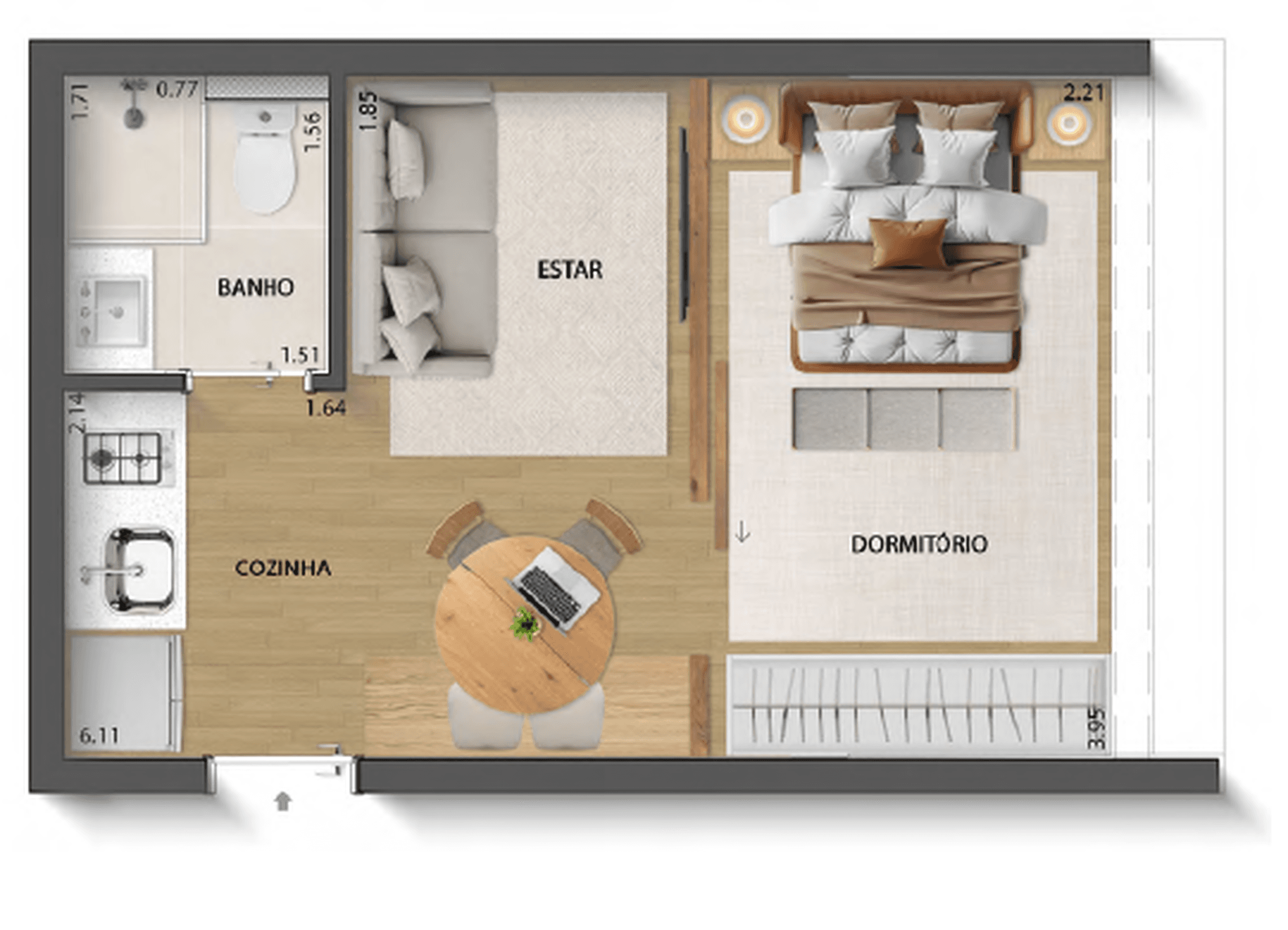 Planta 5 — Aurum Perdizes Studios