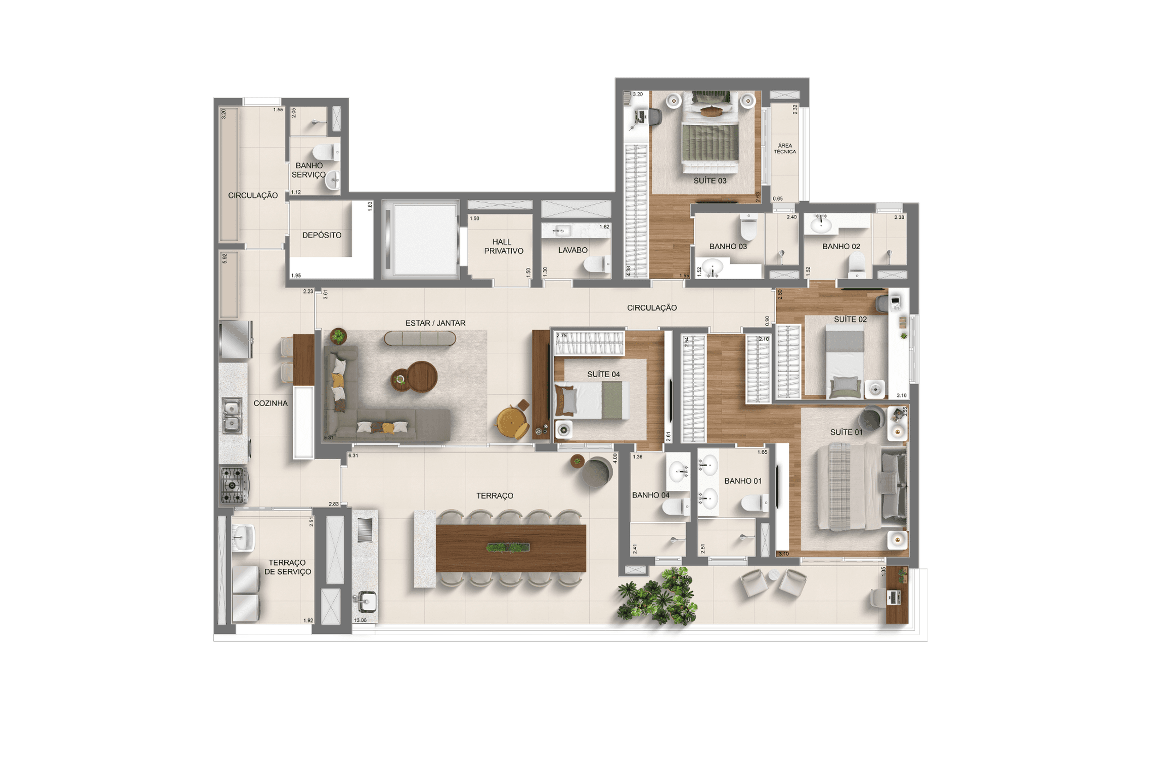 Planta 3 — Monã Mooca