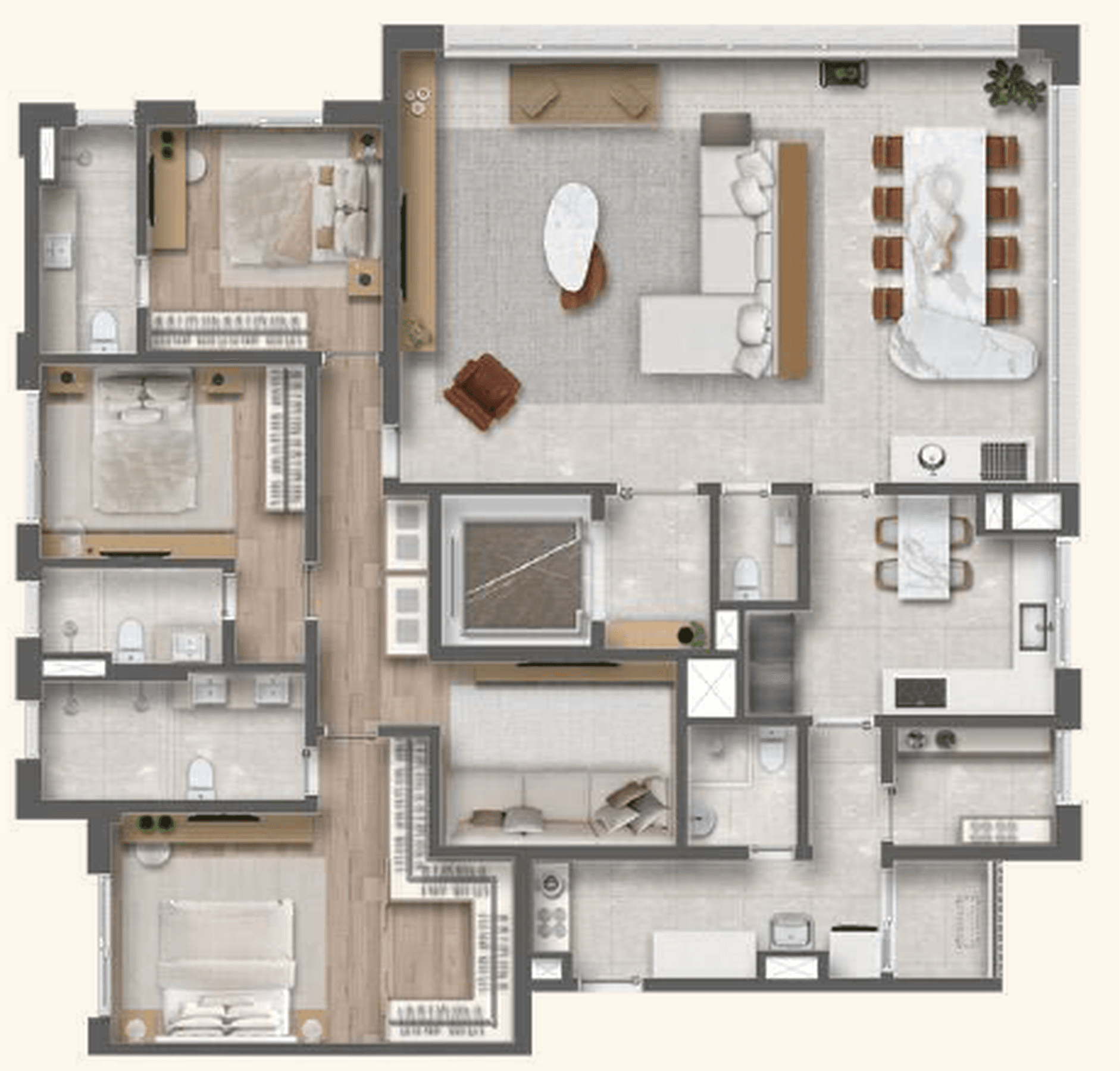 Planta 3 — Taj Ibirapuera