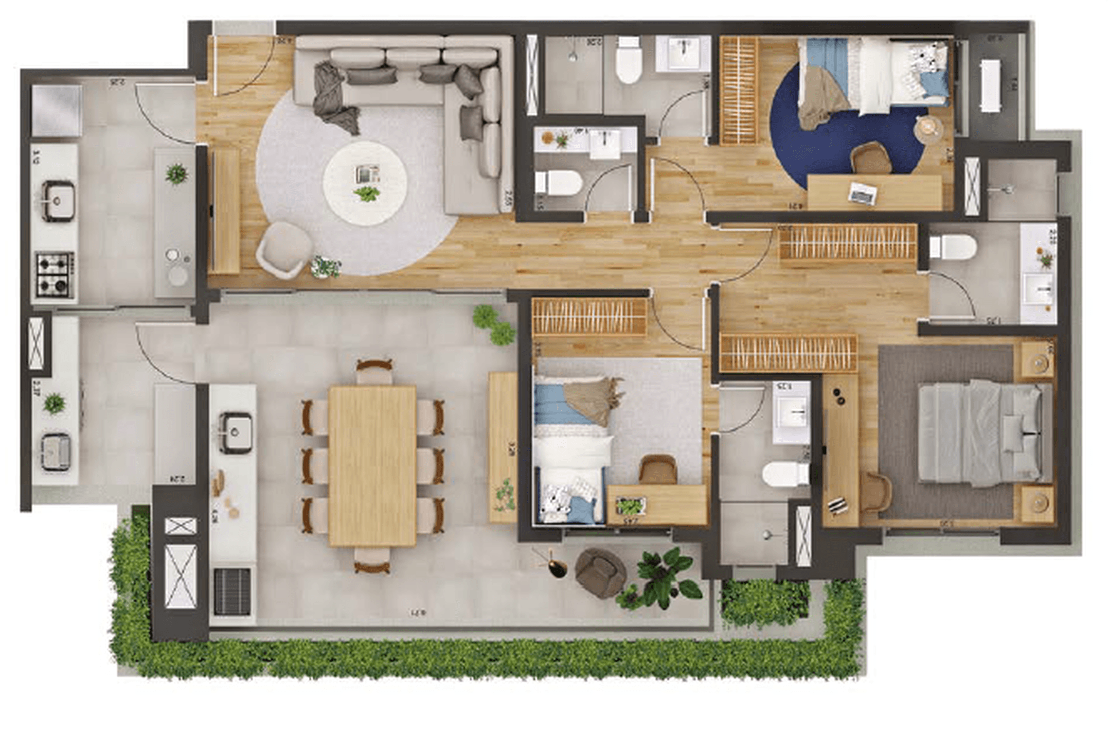 Planta 5 — Florea Bosque da Saúde - Residencial