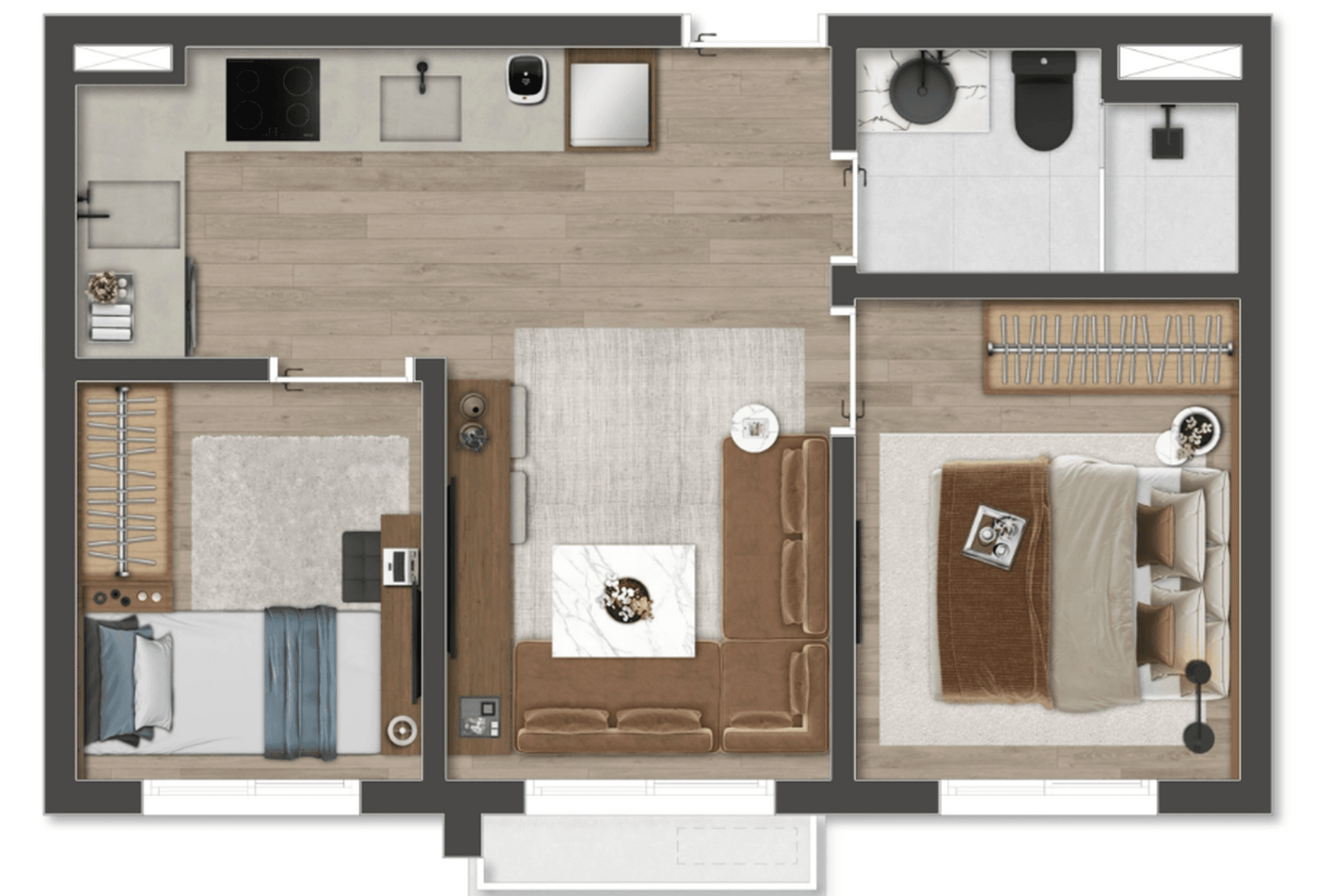 Planta 3 — Hauser Home Desing Moema - NR