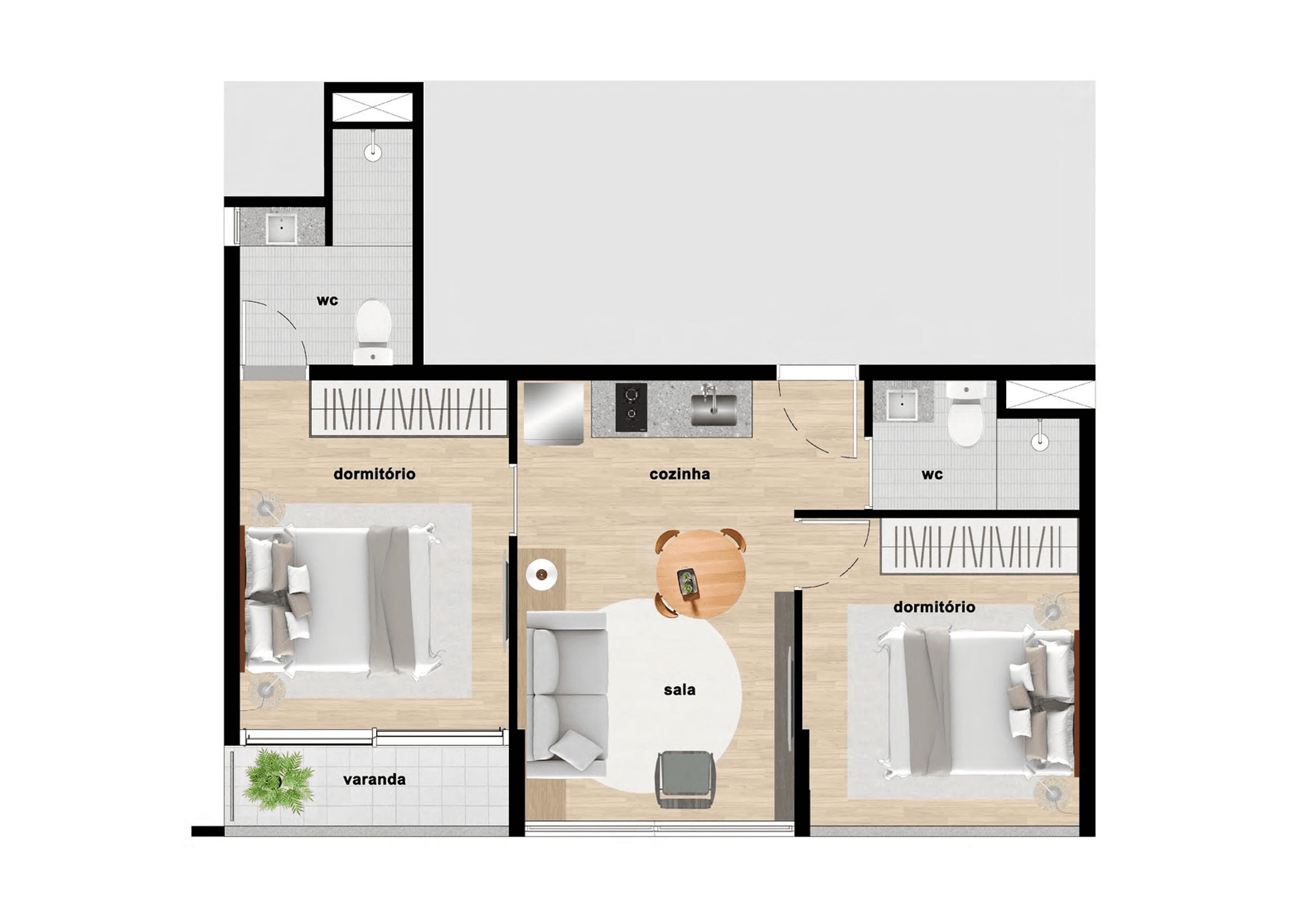 Planta 2 — Bracon Quatá - Residencial