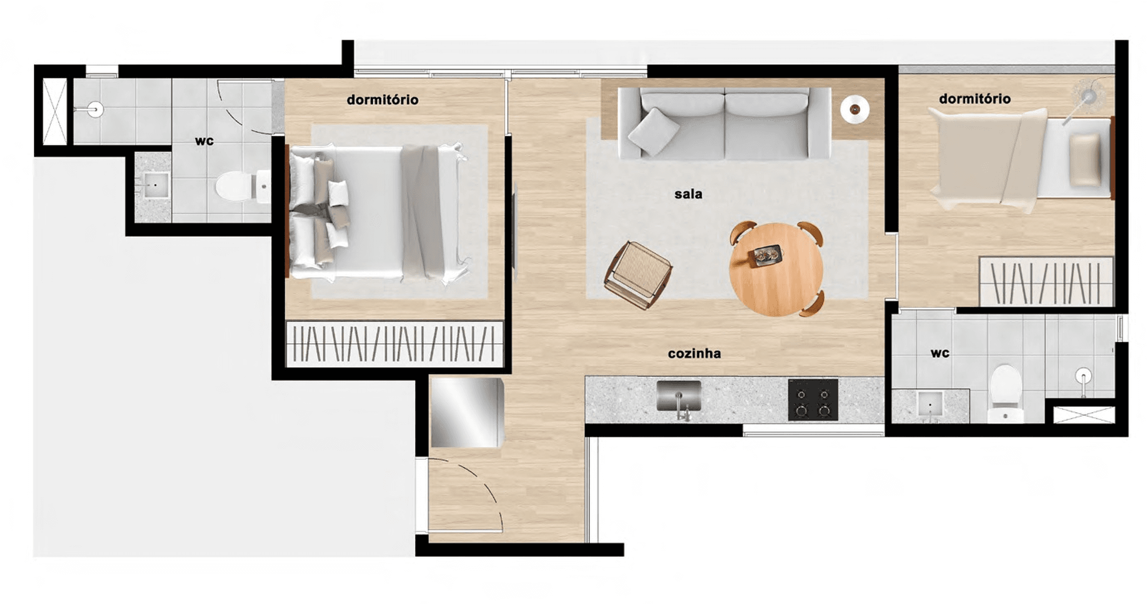 Planta 3 — Bracon Quatá - Residencial