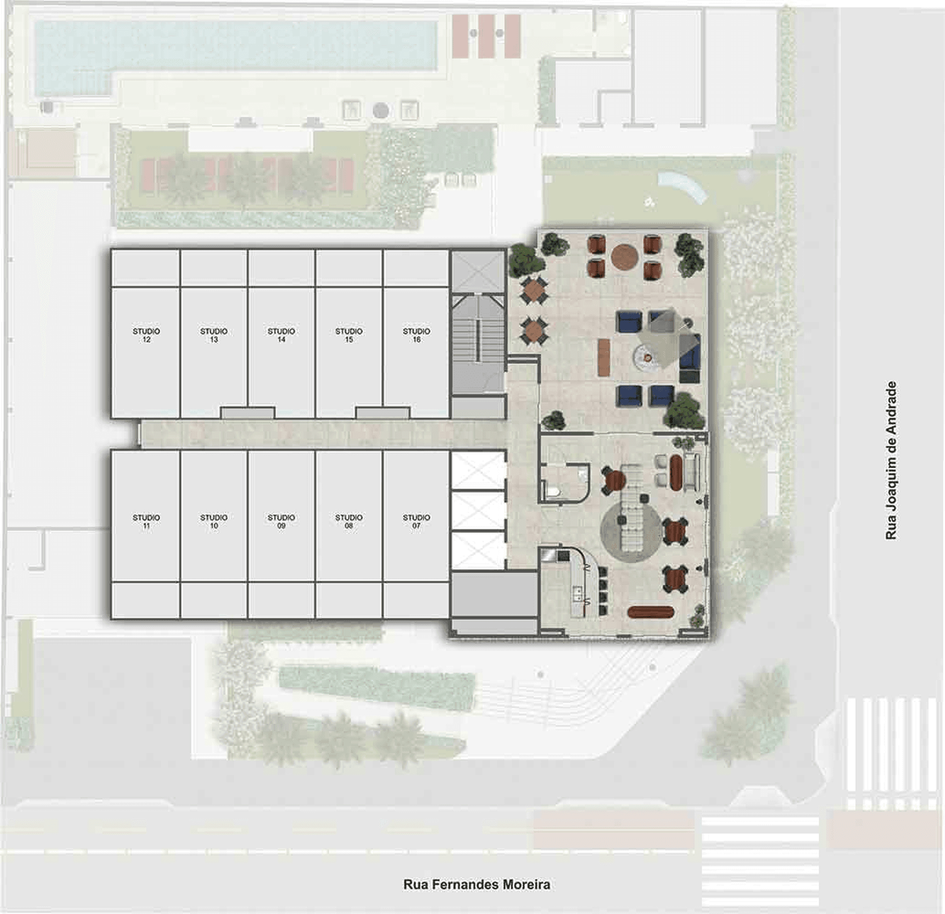 Planta 2 — Alt Studios by Eztec - Residencial