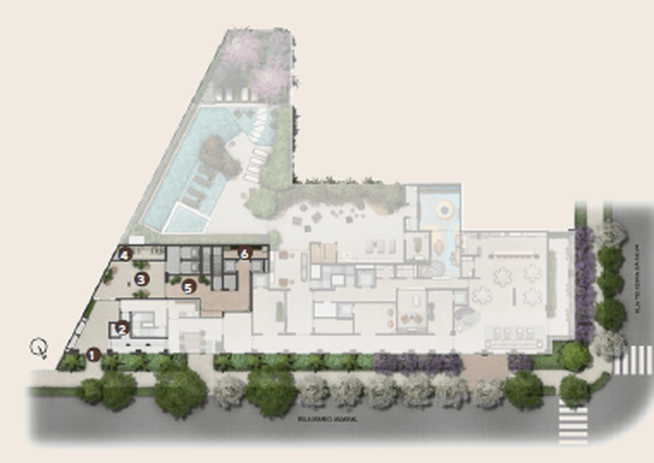 Planta 2 — Studios Paraíso by Lindenberg