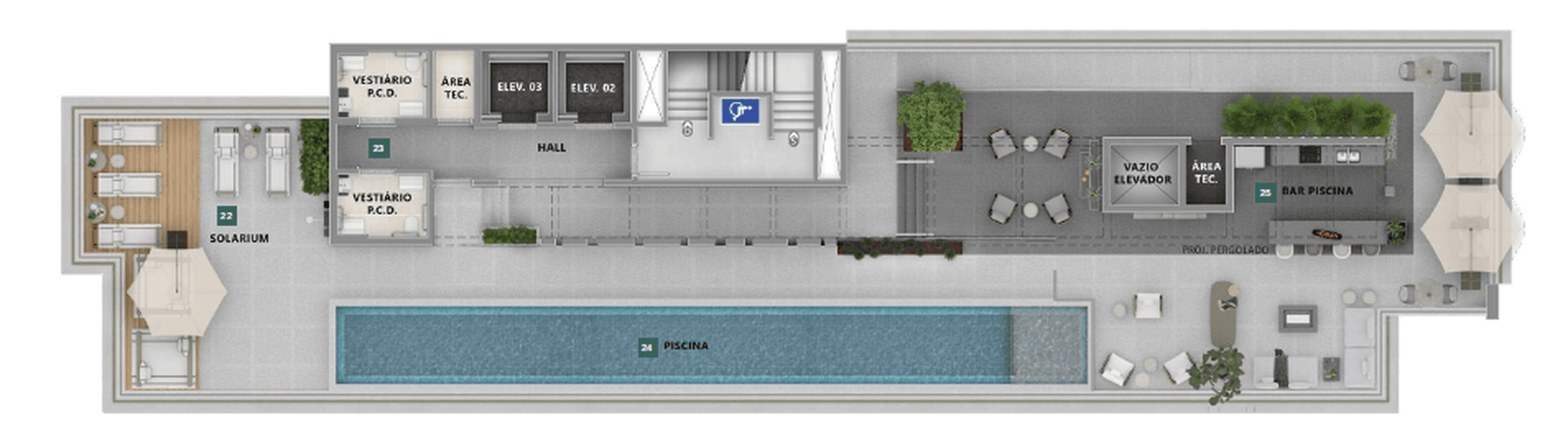 Planta 2 — Brisea Moema - Residencial