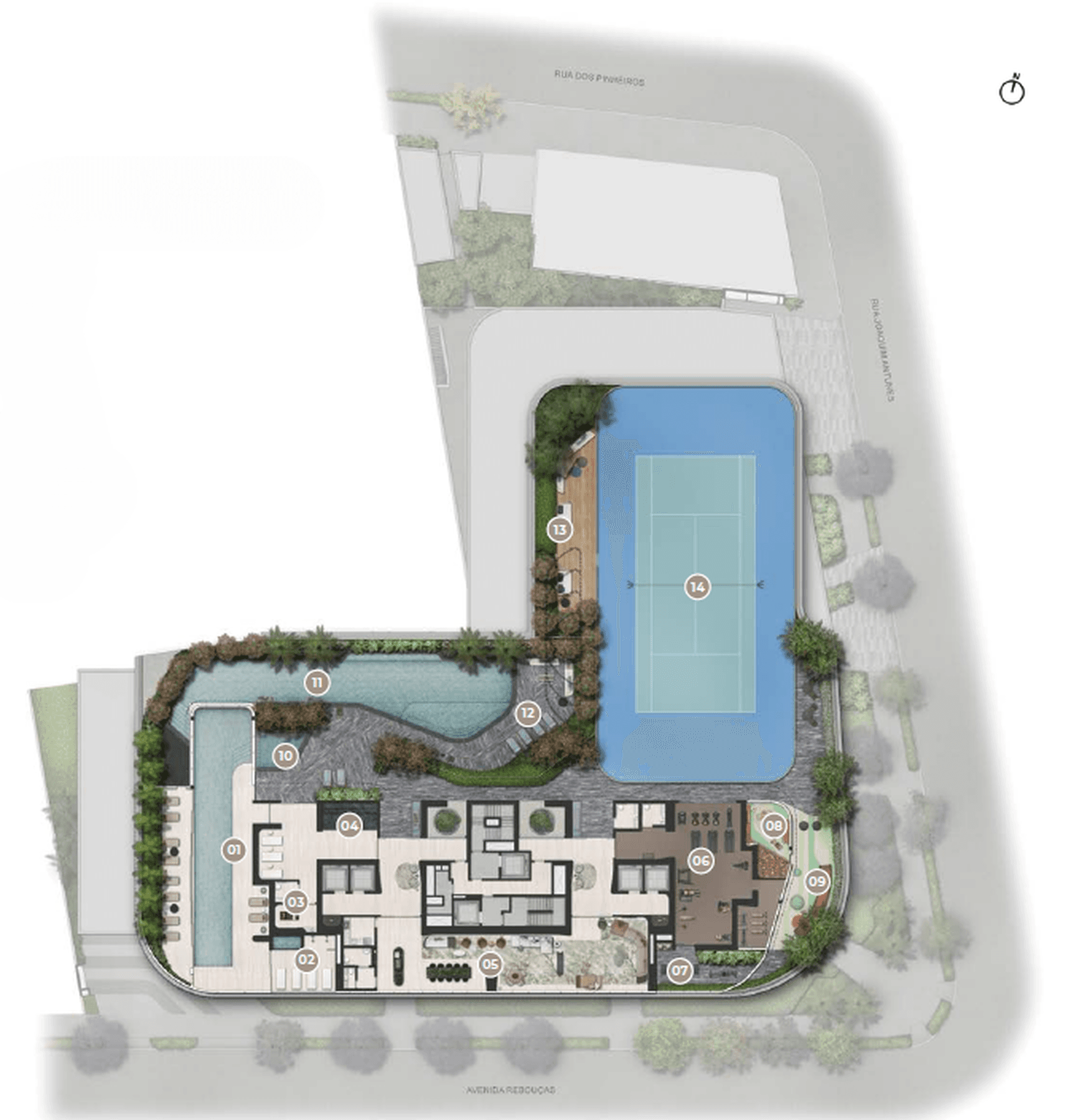 Planta 1 — Epic Jardim Europa Design by Pininfarina