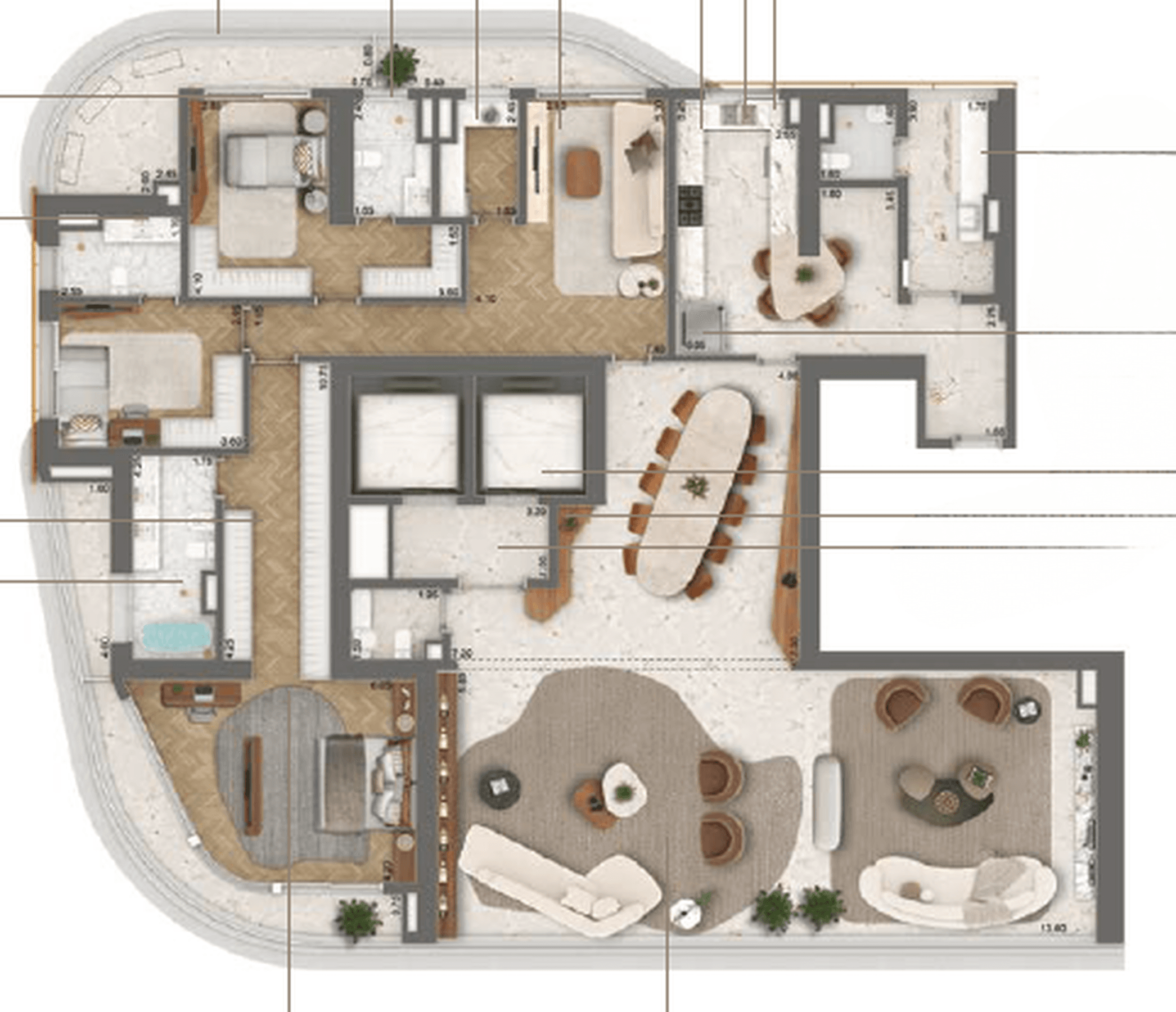 Planta 4 — Epic Jardim Europa Design by Pininfarina