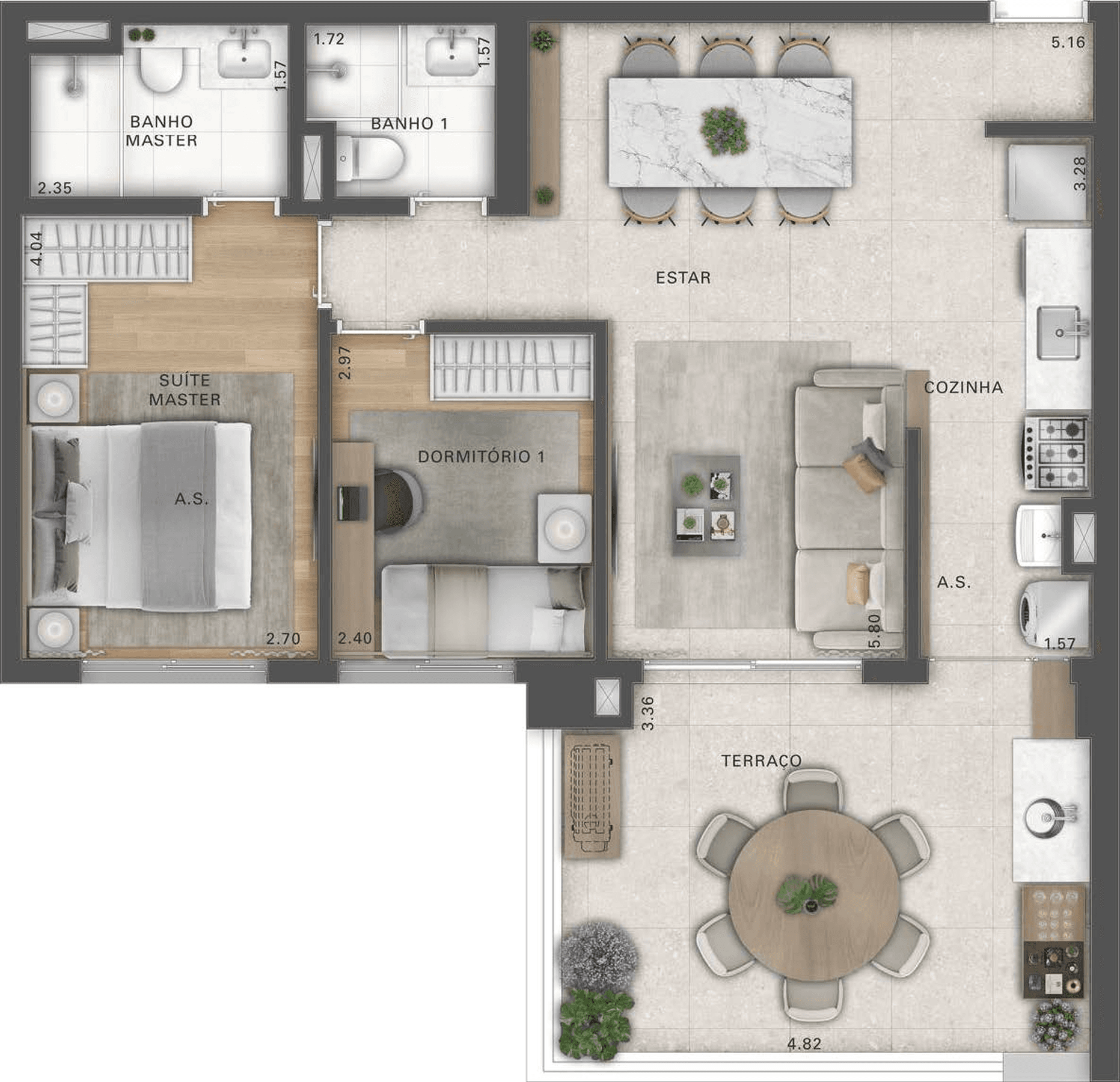 Planta 2 — Recanto Oliveiras - Fase 2