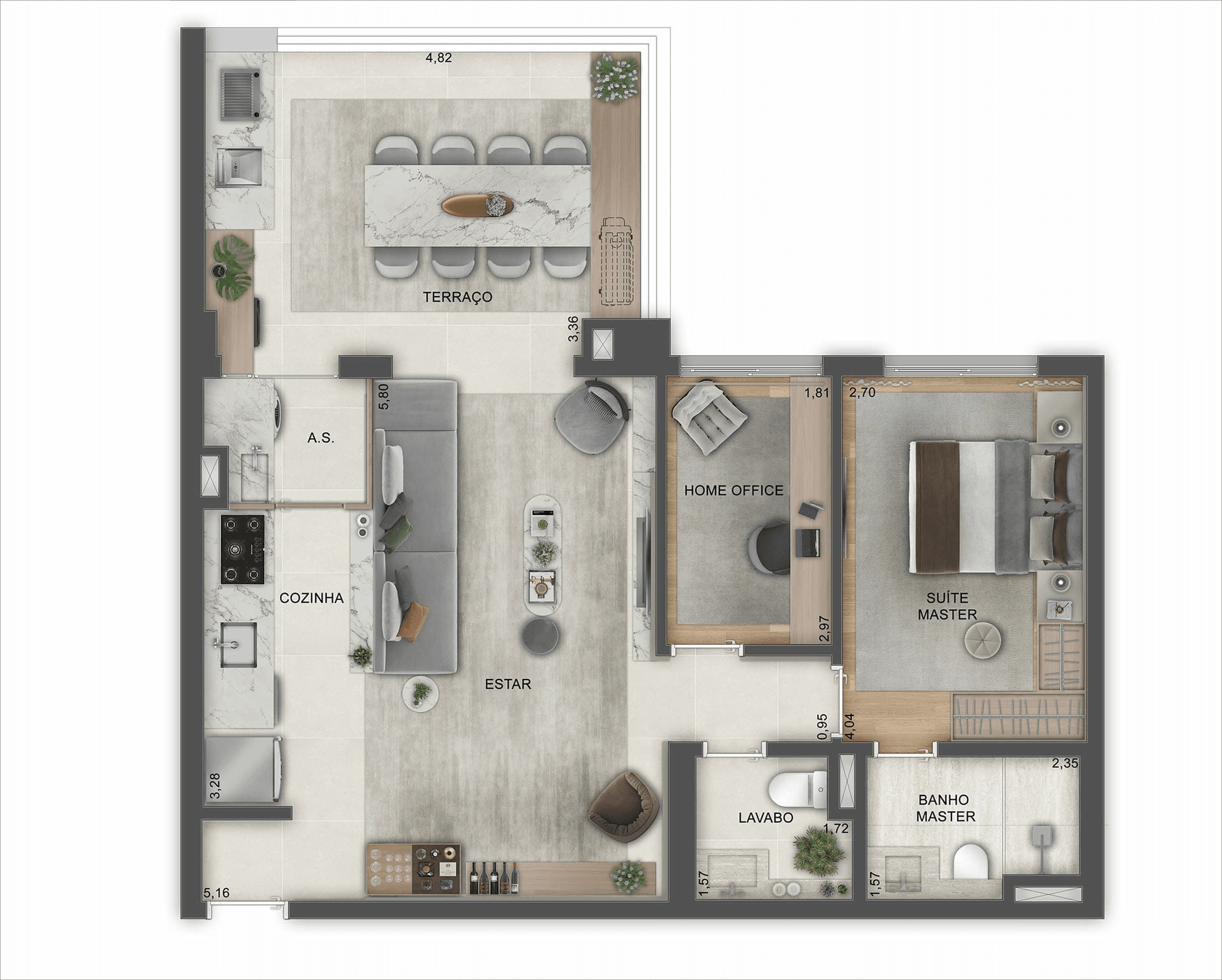 Planta 3 — Recanto Oliveiras - Fase 2