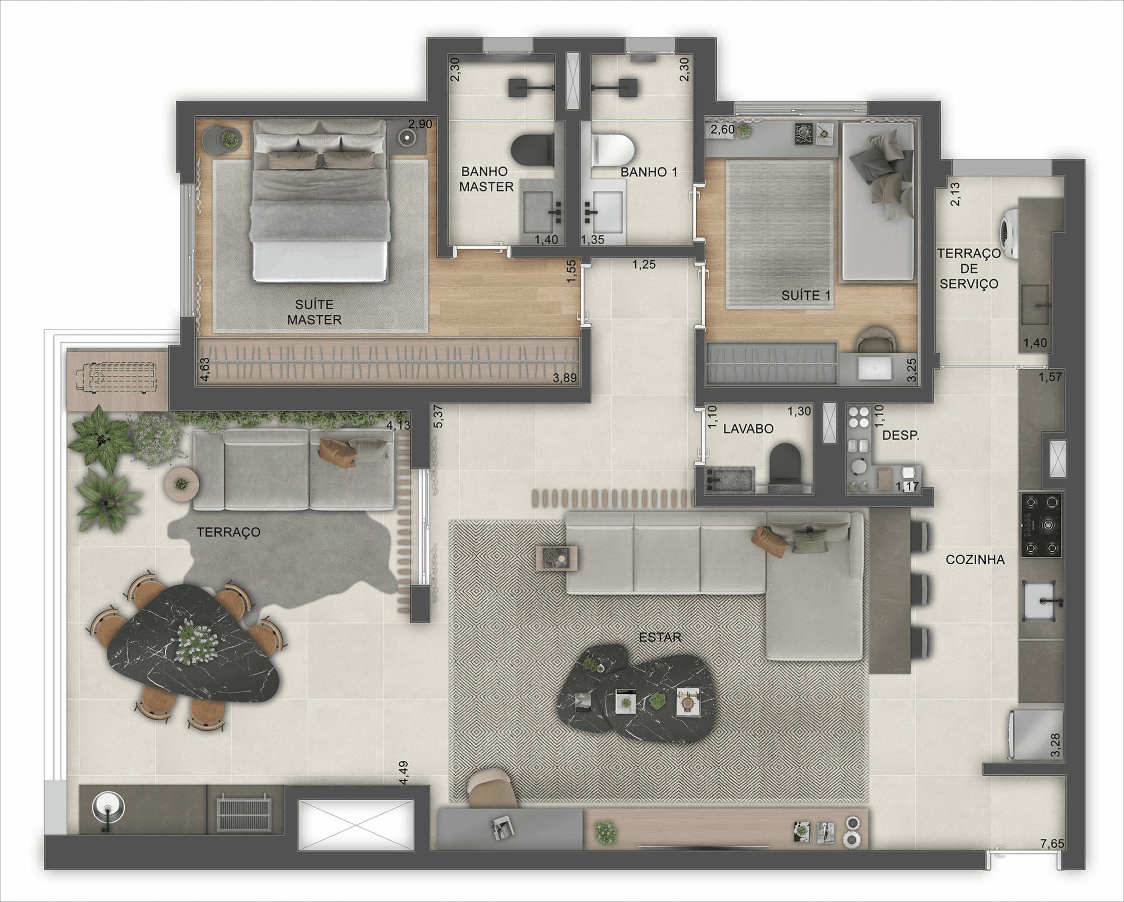 Planta 5 — Recanto Oliveiras - Fase 2