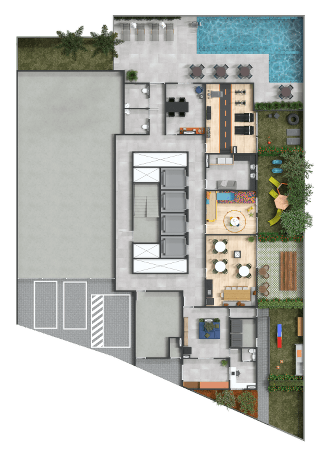 Planta 1 — Maskan Carrão - Residencial