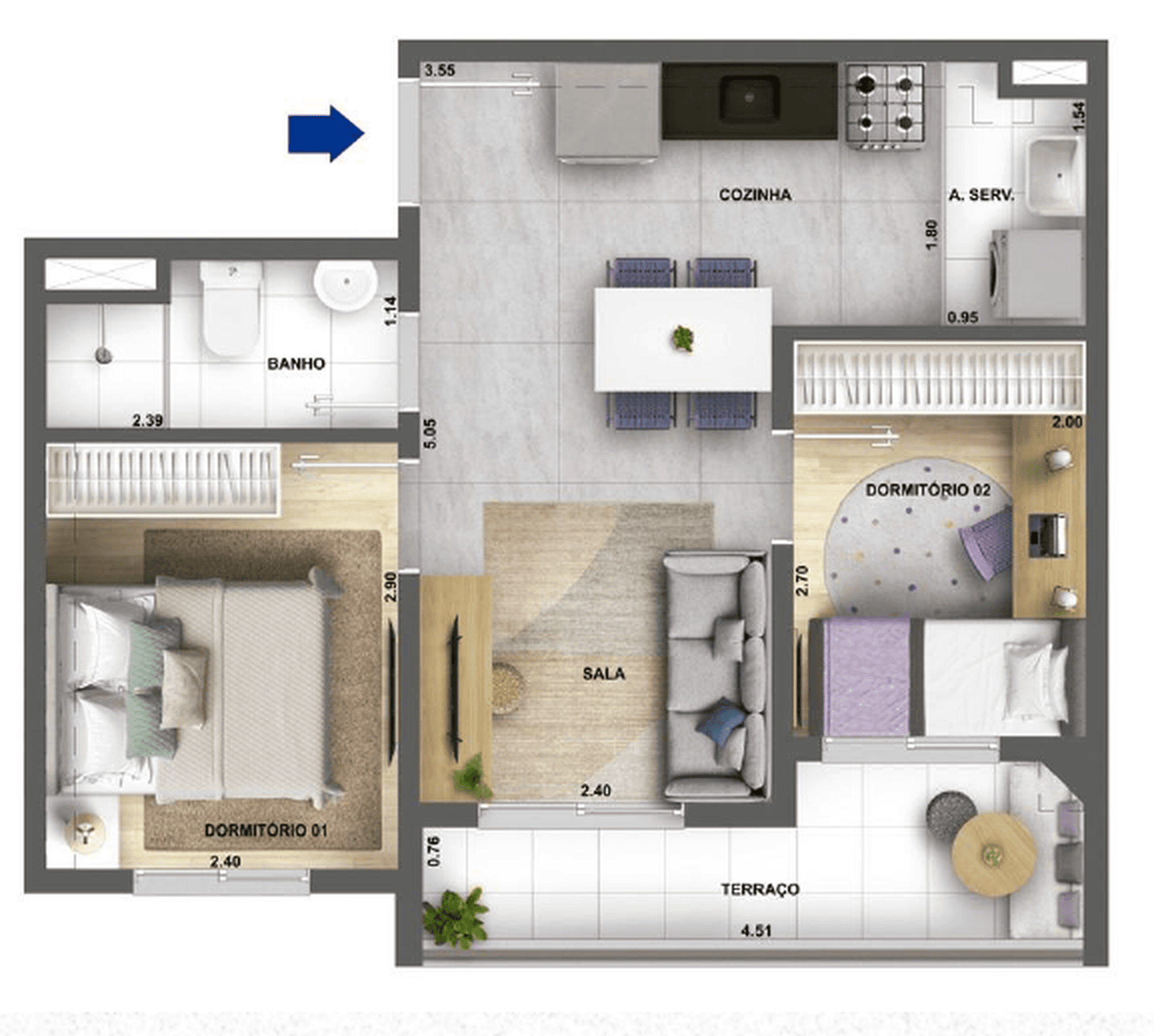 Planta 4 — Galleria Santa Marina