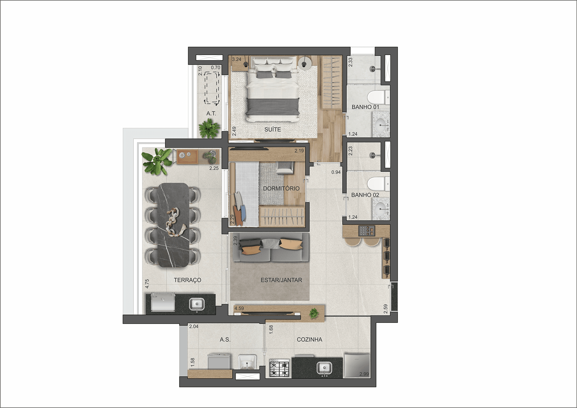 Planta 1 — VP Moema