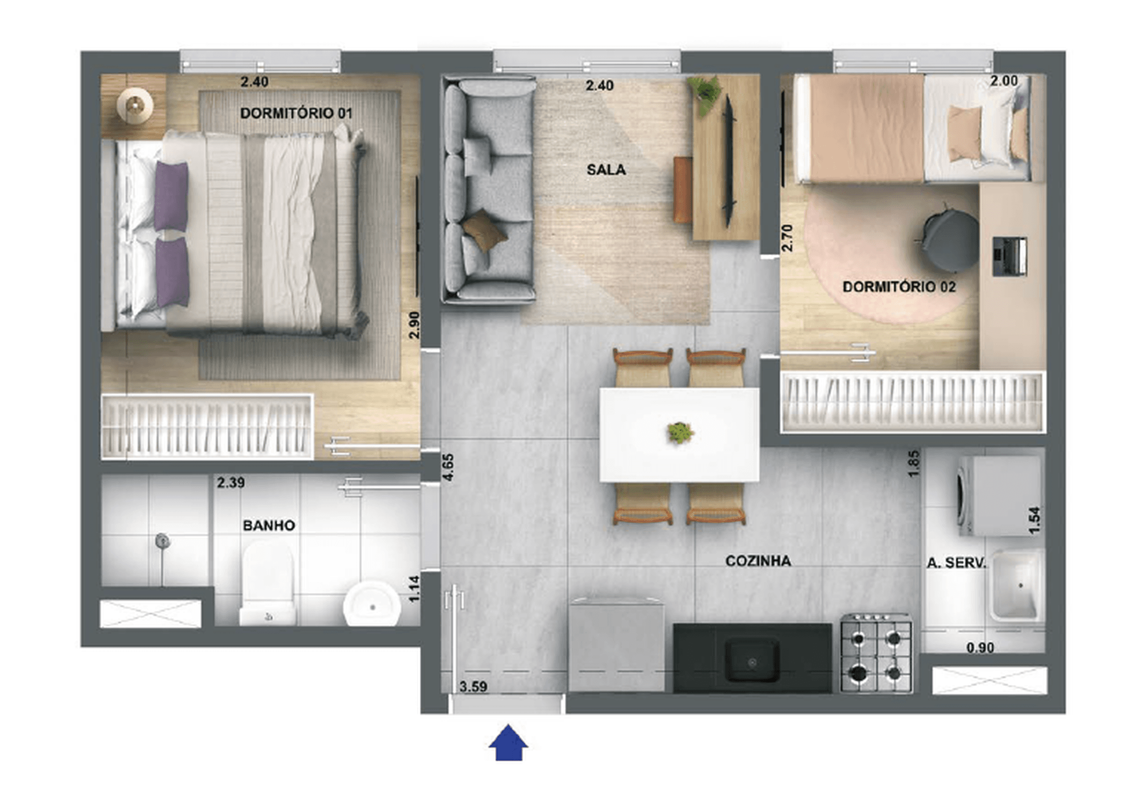Planta 3 — Singular Butantã