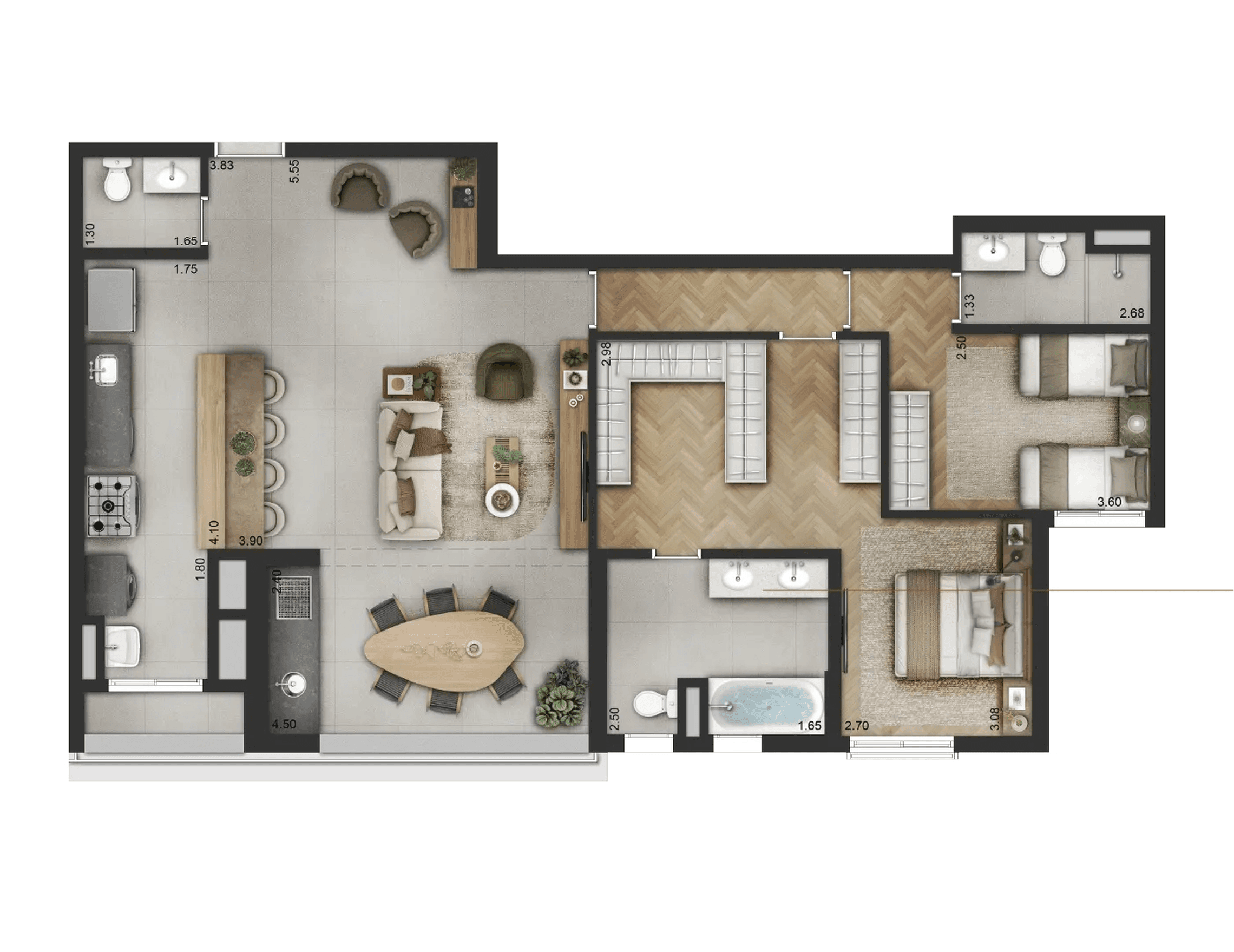 Planta 2 — Haus Mitre Edition Moema