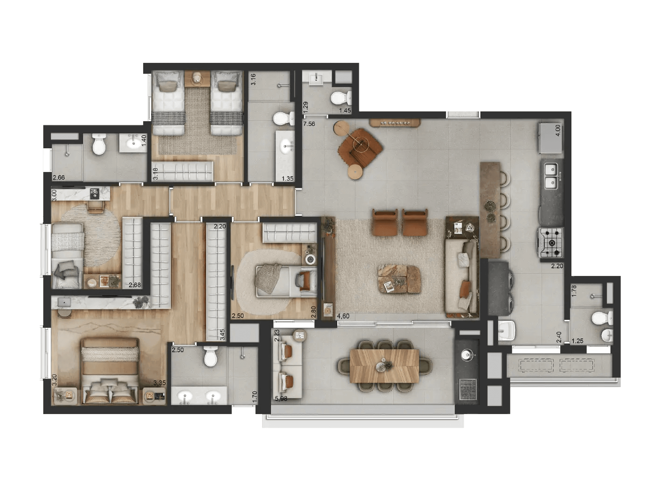 Planta 3 — Haus Mitre Edition Moema