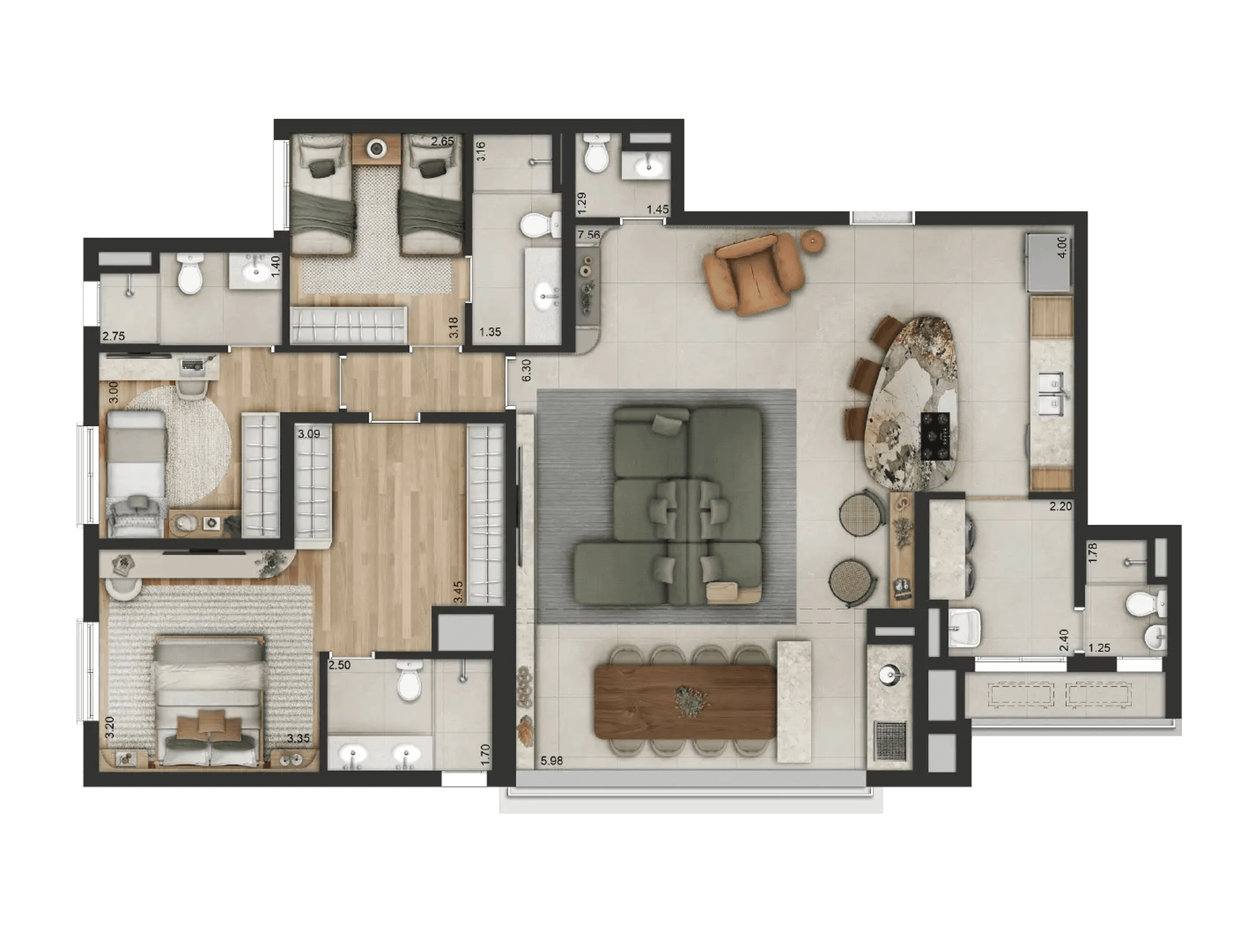 Planta 4 — Haus Mitre Edition Moema