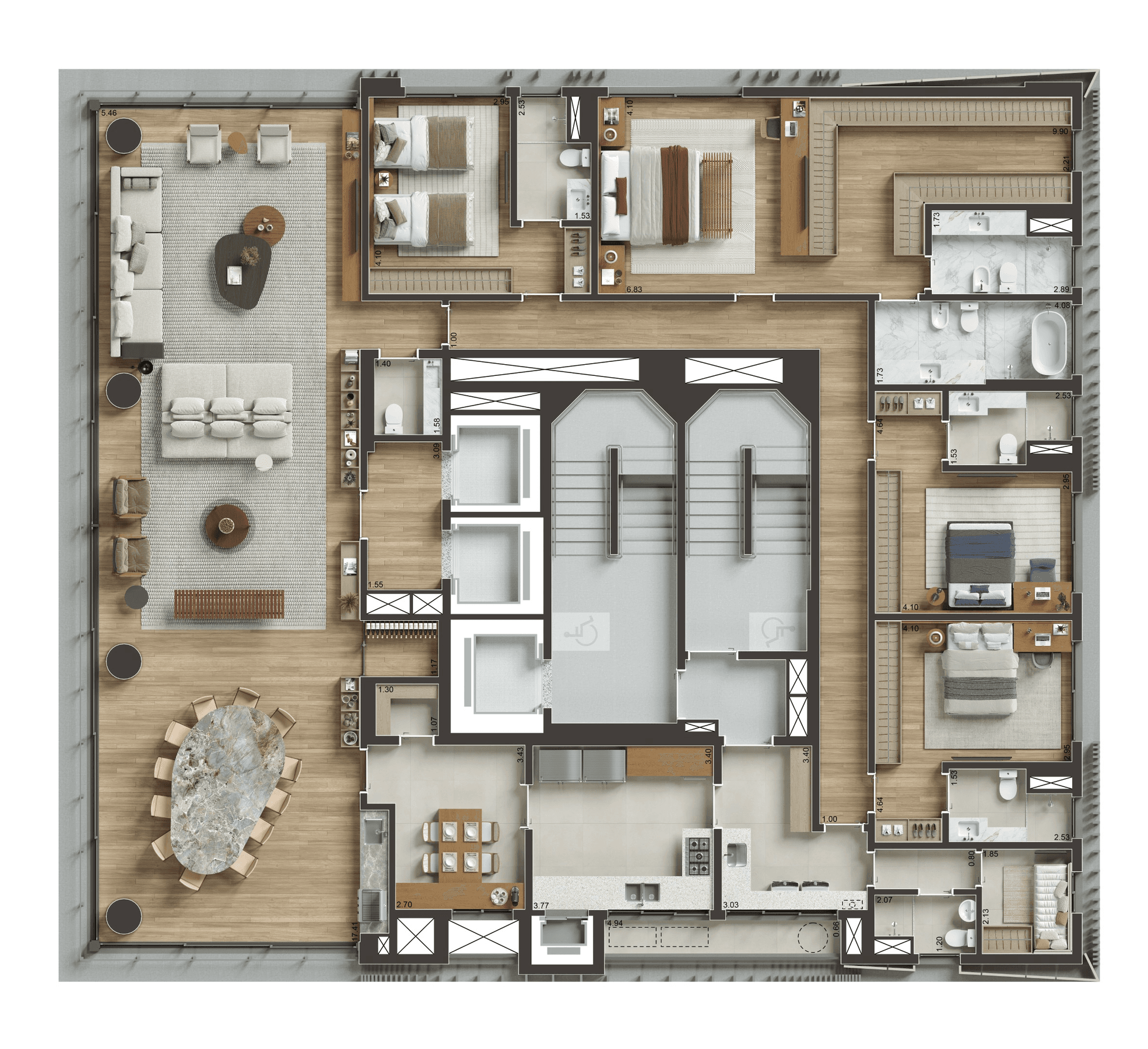 Planta 1 — Singular Ibirapuera