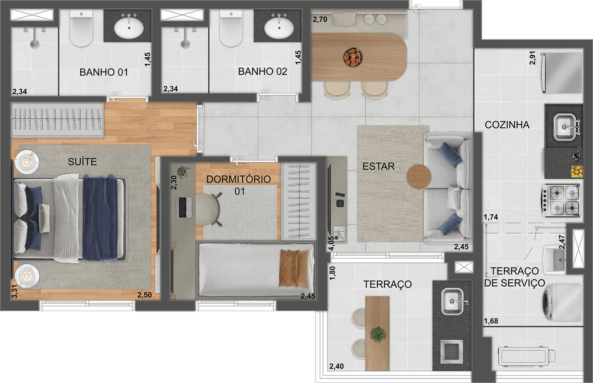 Planta 5 — Blue Marine Home Resort