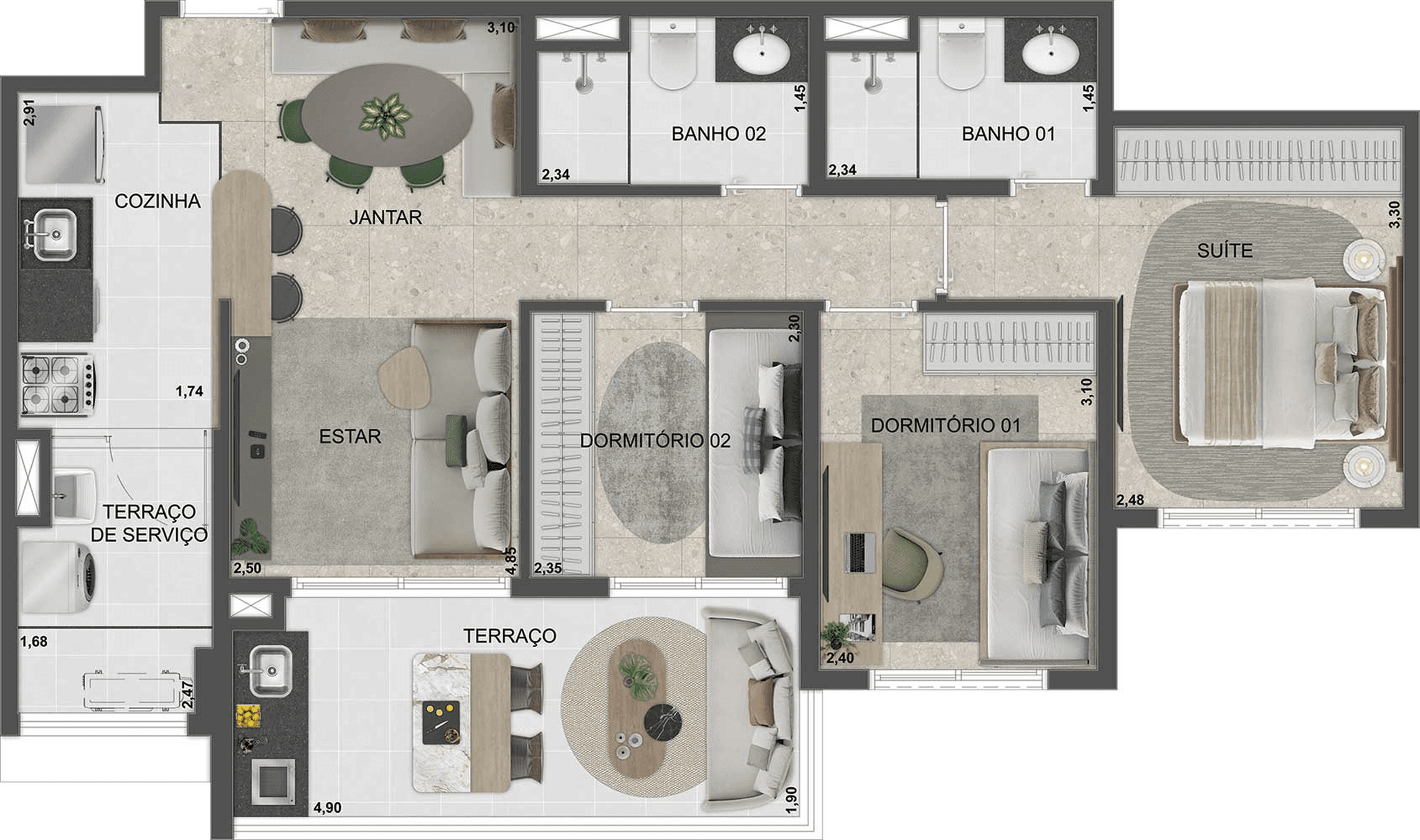 Planta 6 — Blue Marine Home Resort