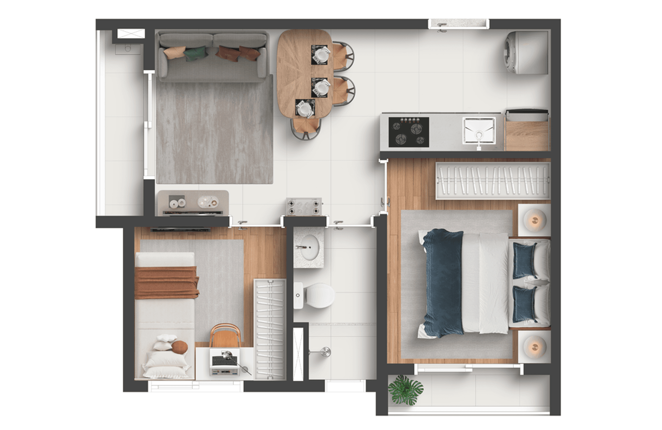 Planta 6 — Nurban Praça da Árvore - Residencial