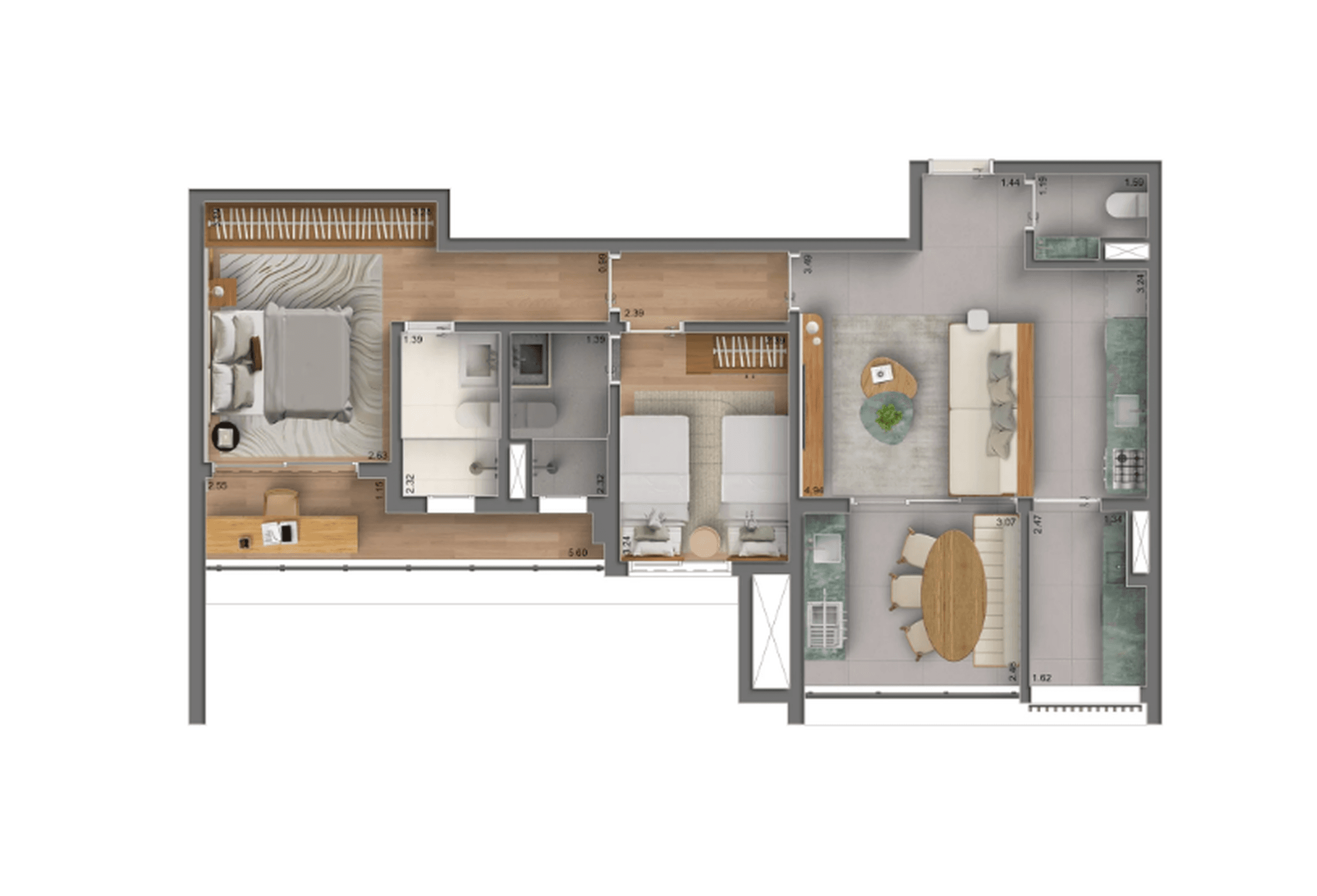 Planta 1 — Mac Vila Clementino