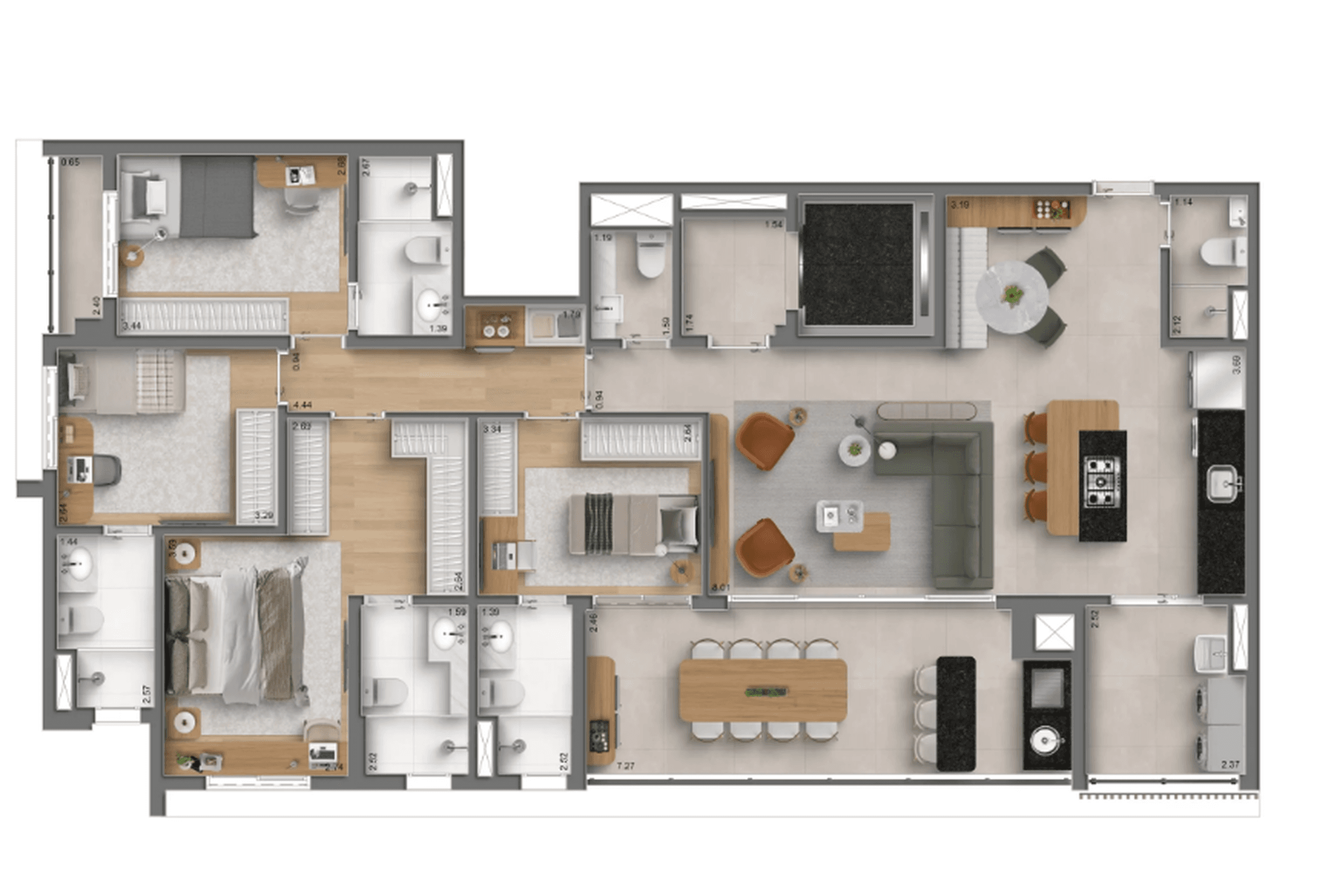 Planta 3 — Mac Vila Clementino