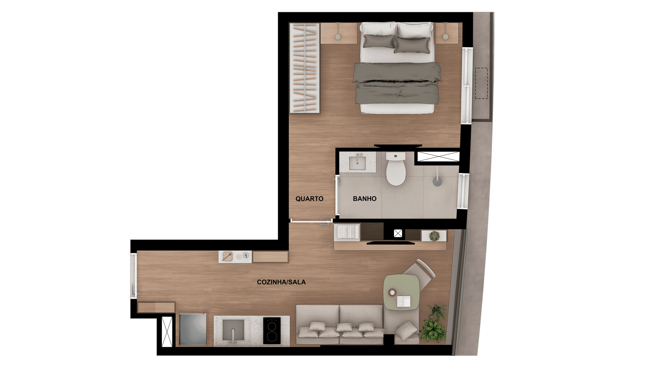 Planta 1 — Bracon Vista Augusta - Residencial