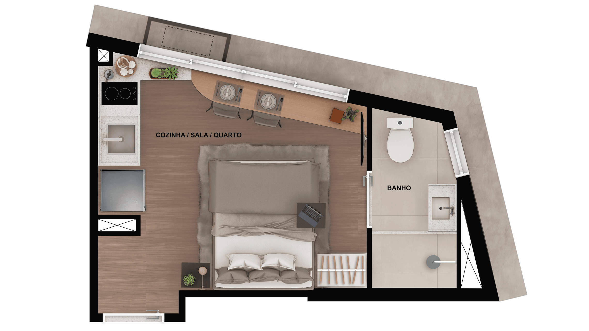 Planta 2 — Bracon Vista Augusta - Residencial