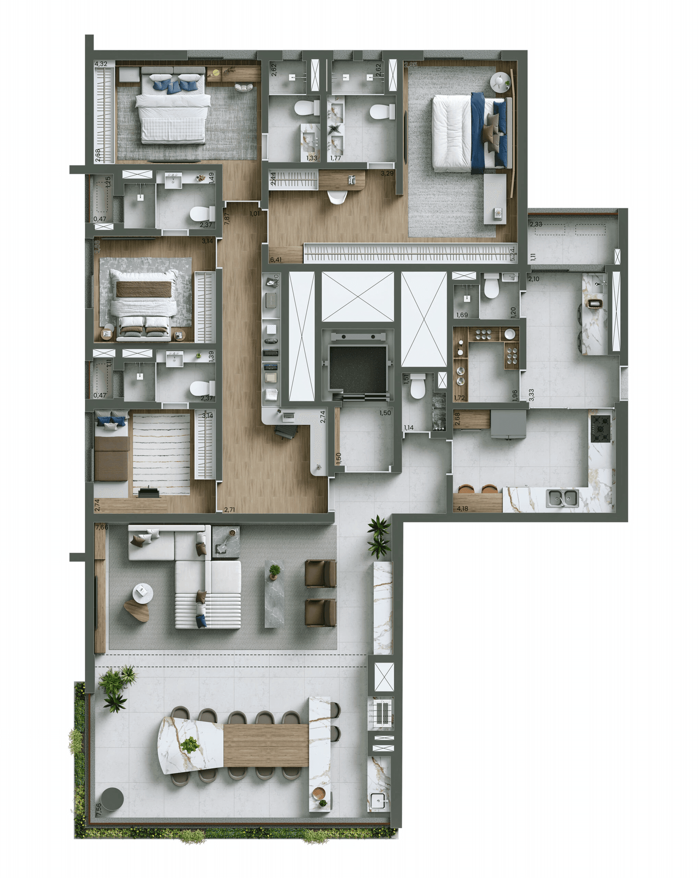 Planta 3 — Nuv Moema