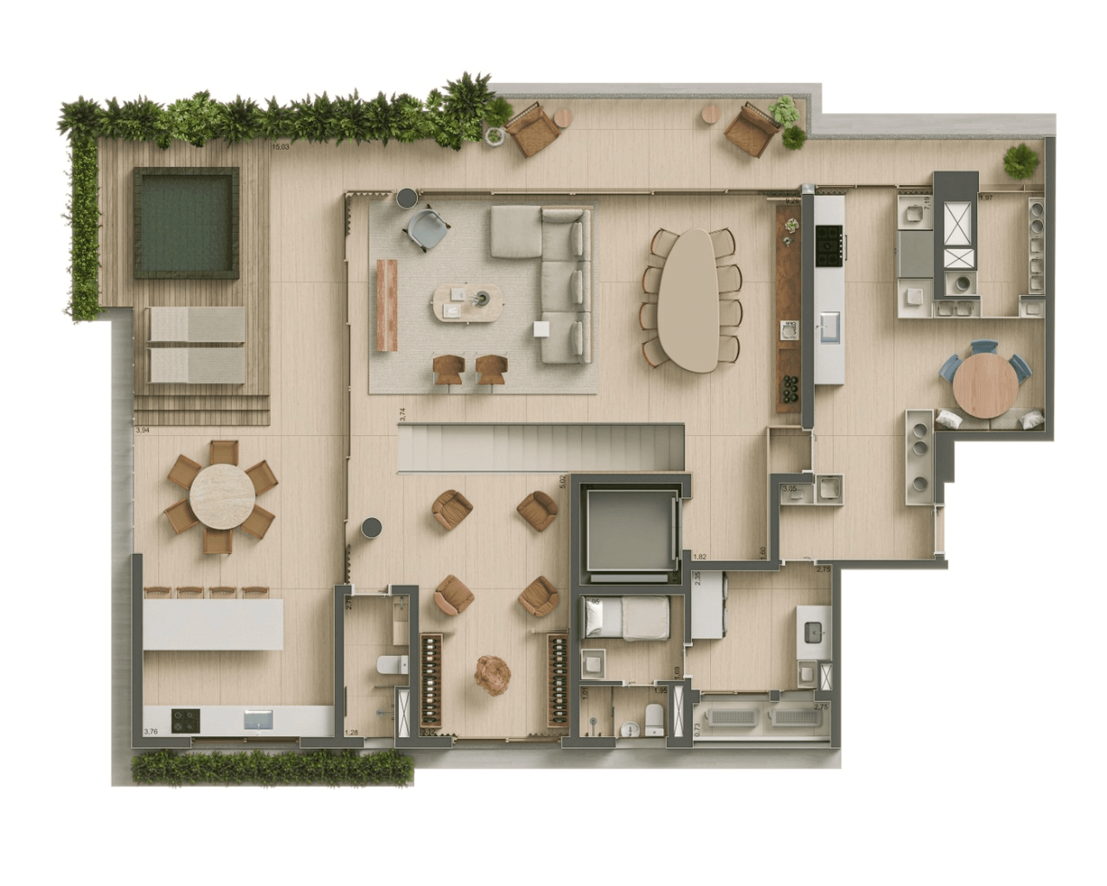 Planta 3 — Teçá
