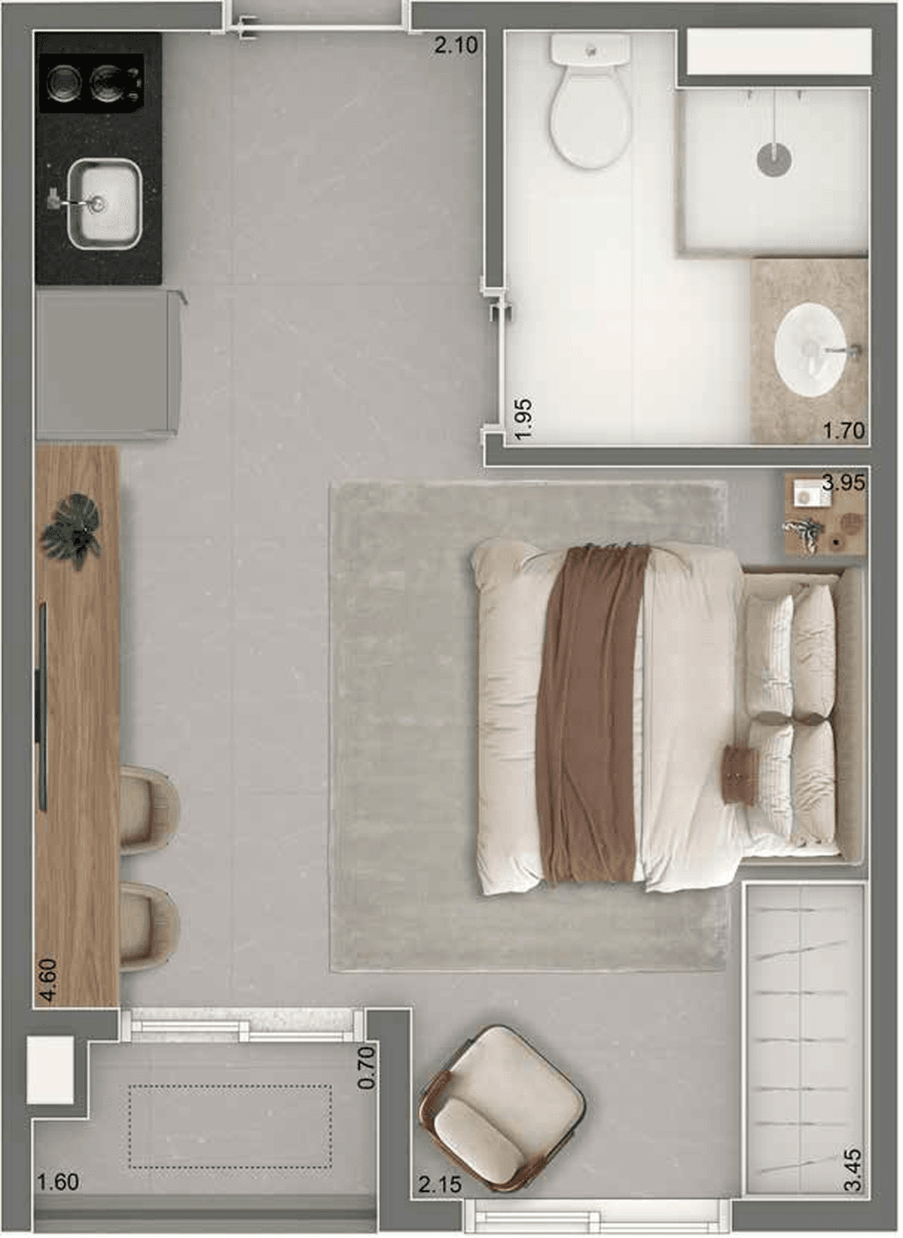 Planta 2 — The Palace Apartments - Residencial