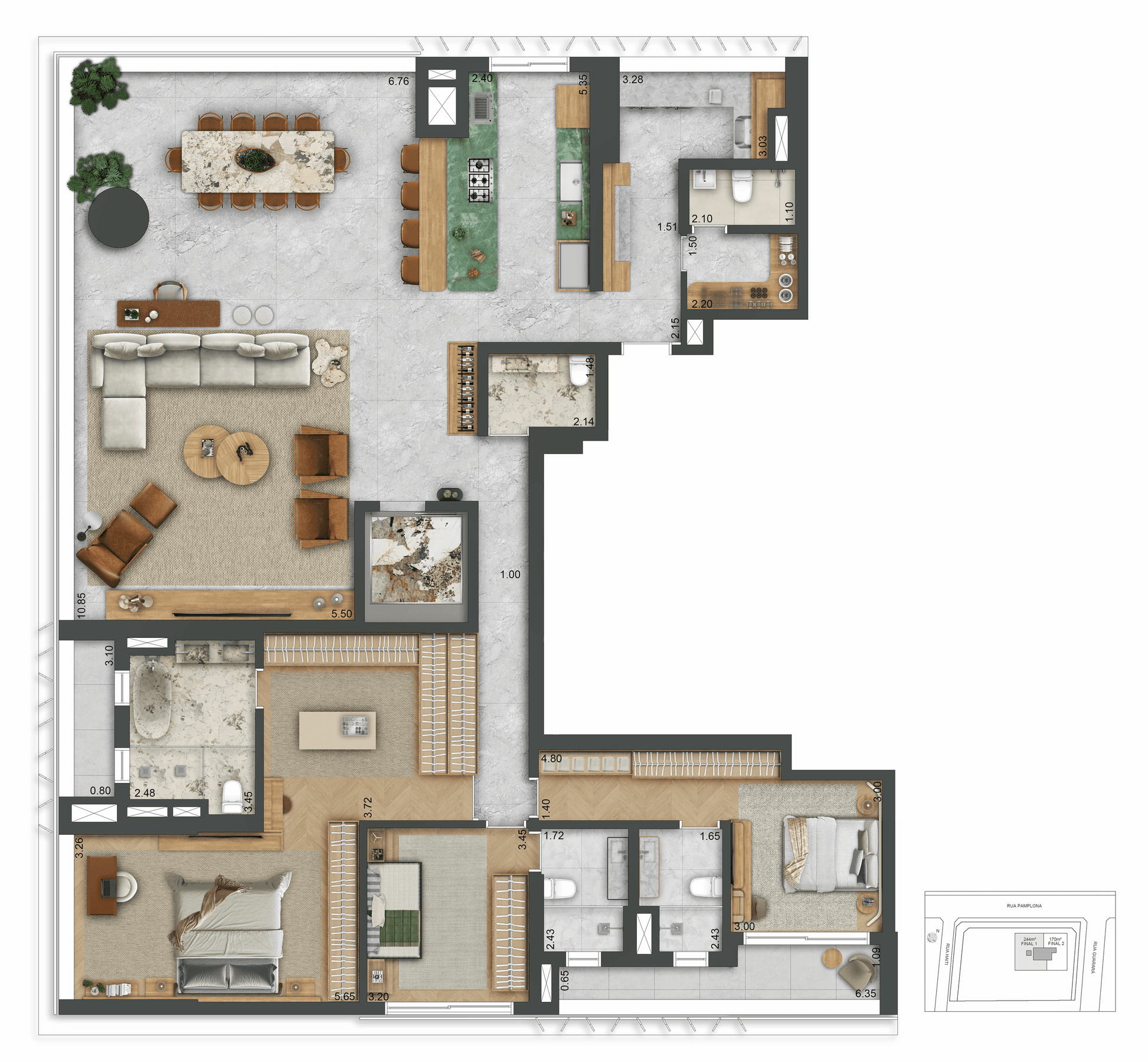 Planta 4 — Autór Jardins