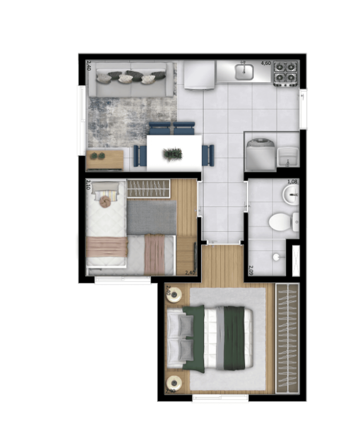 Planta 1 — Meu Plano&Itaquera Amoreira