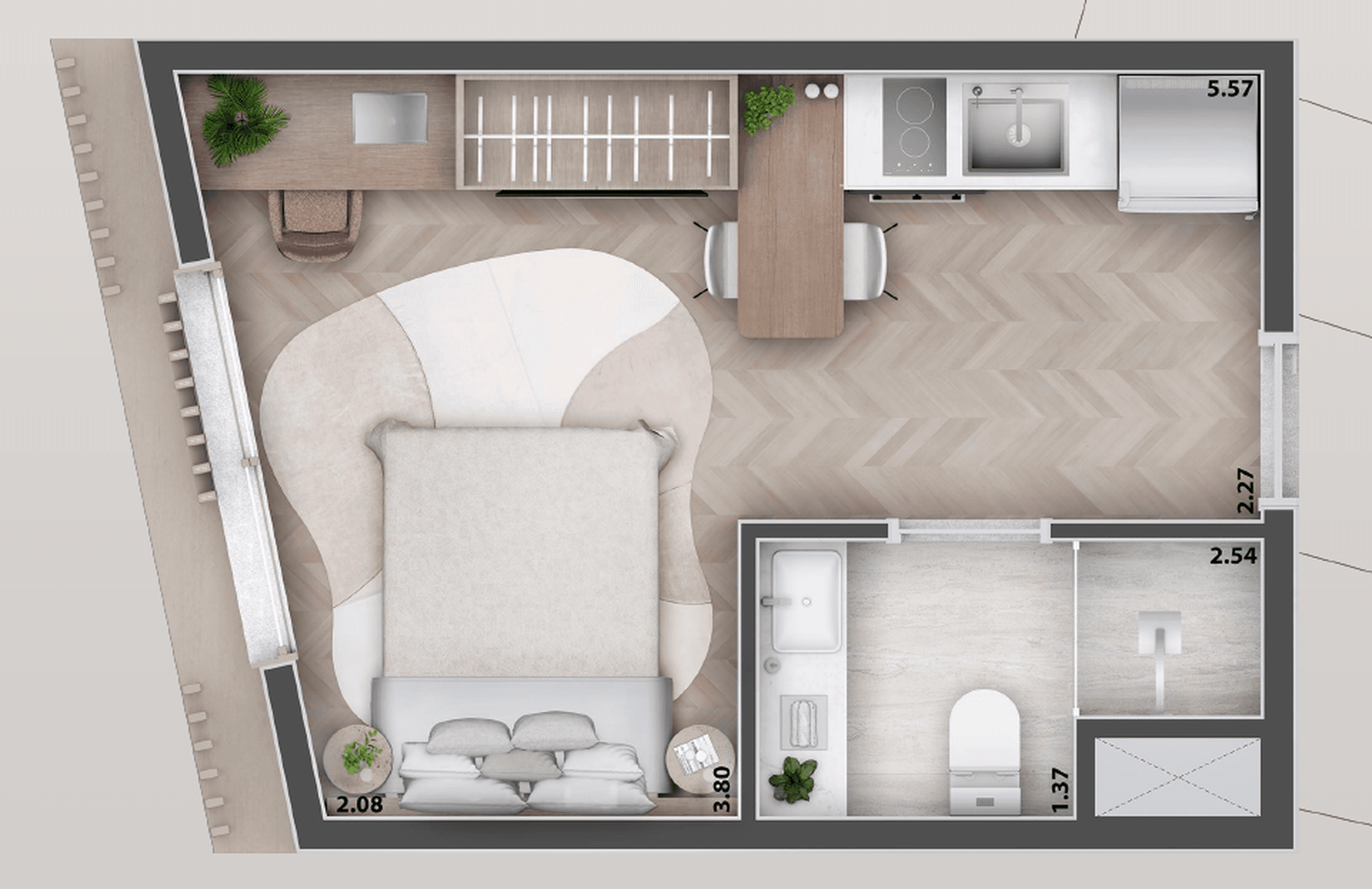 Planta 3 — Verah Jardins Design Studios - NR