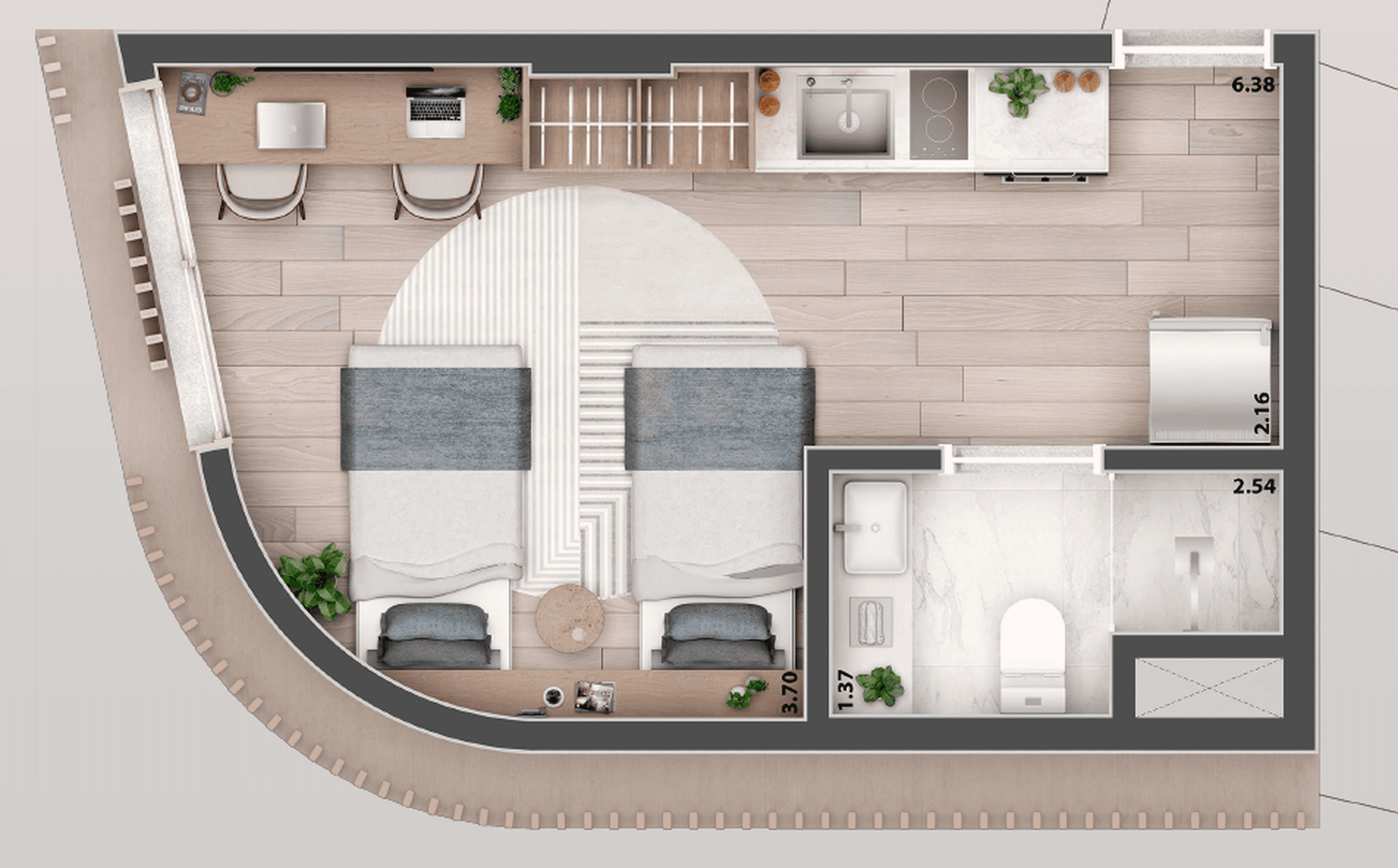Planta 4 — Verah Jardins Design Studios - NR