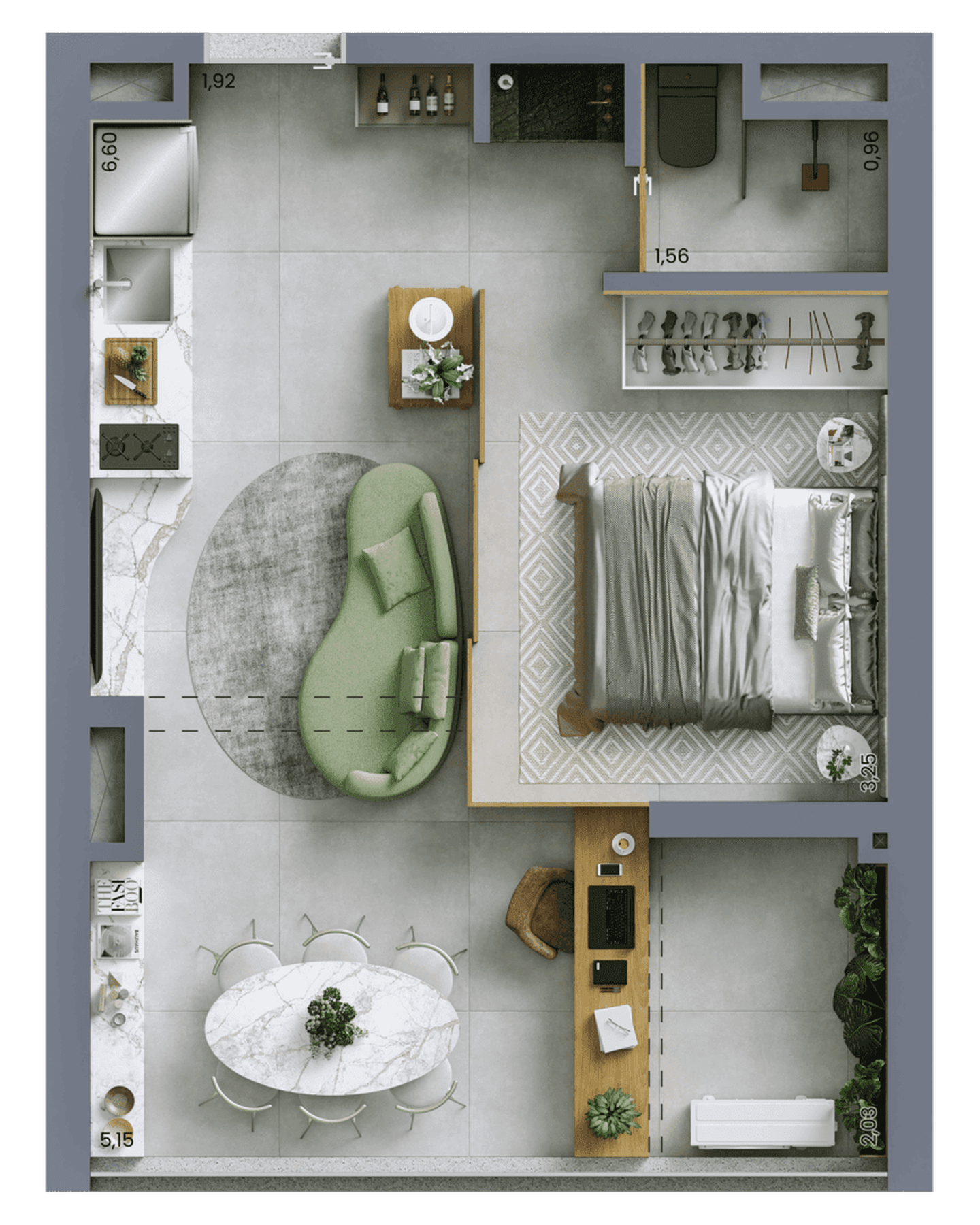 Planta 4 — Vert Vila Nova - Residencial