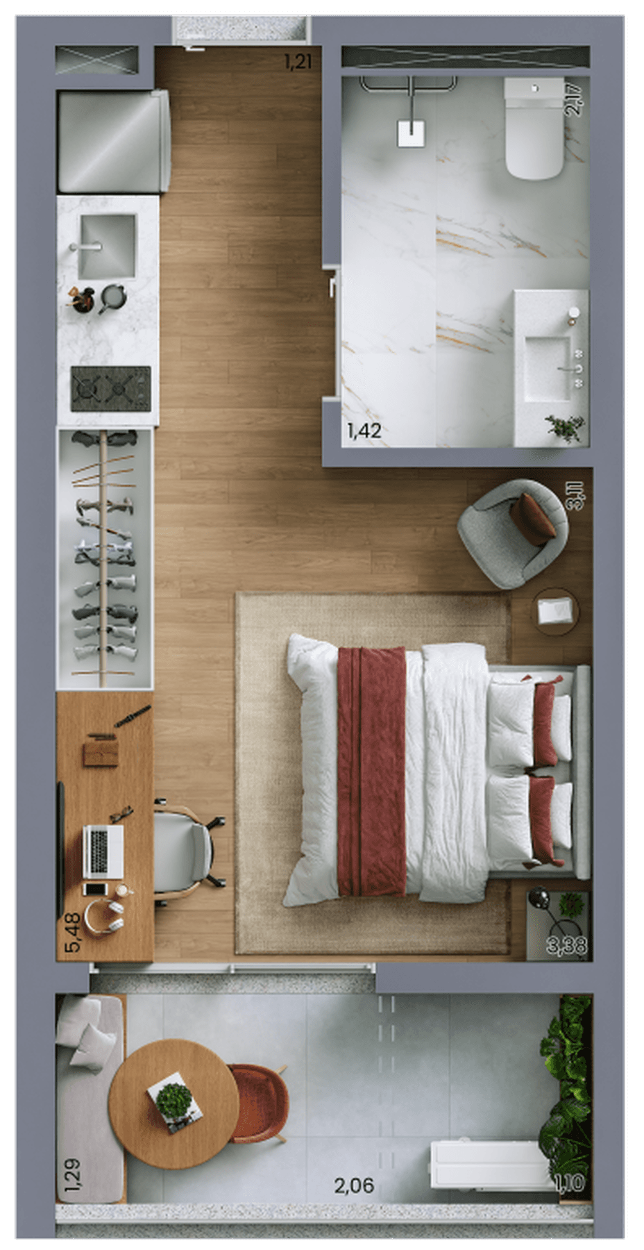 Planta 1 — Vert Vila Nova - NR