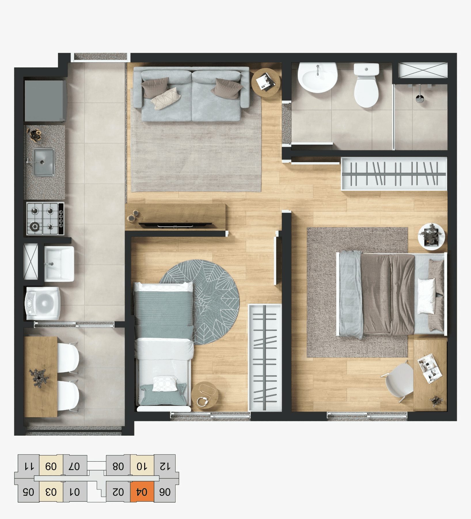Planta 5 — Castelo Butantã