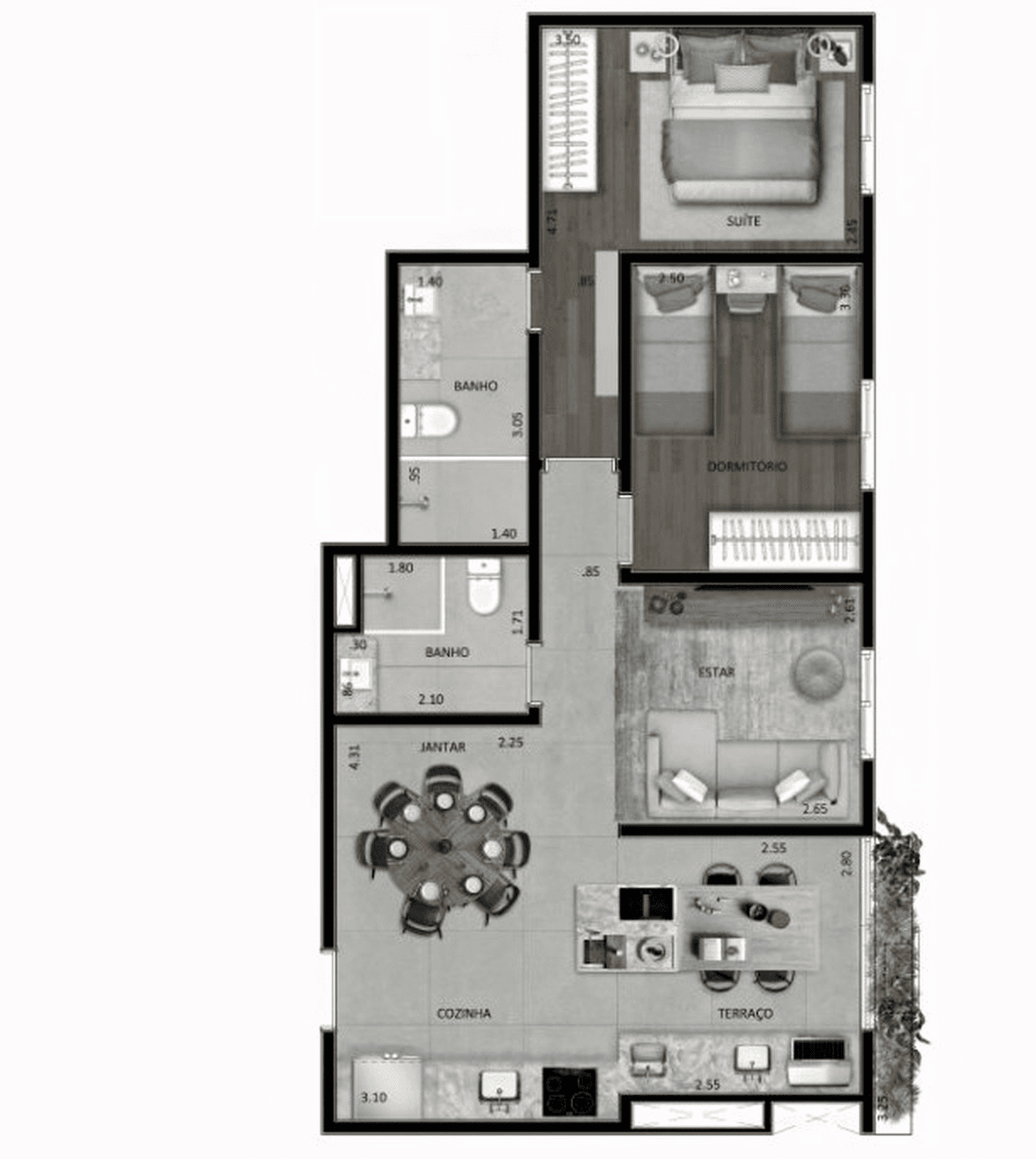 Planta 6 — Iberius Jardim São Paulo - Residencial