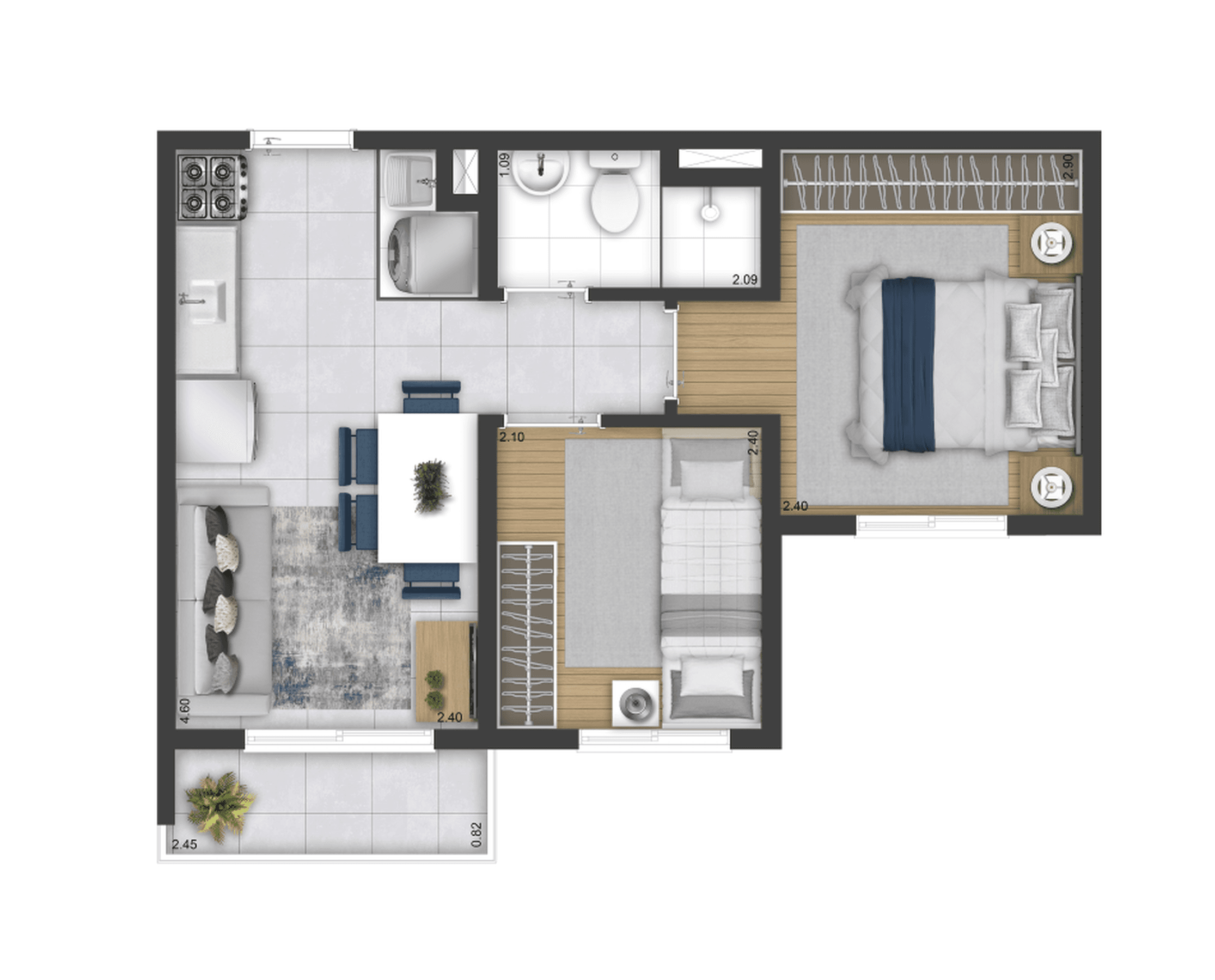 Planta 2 — Plano&Mais Interlagos Refúgio