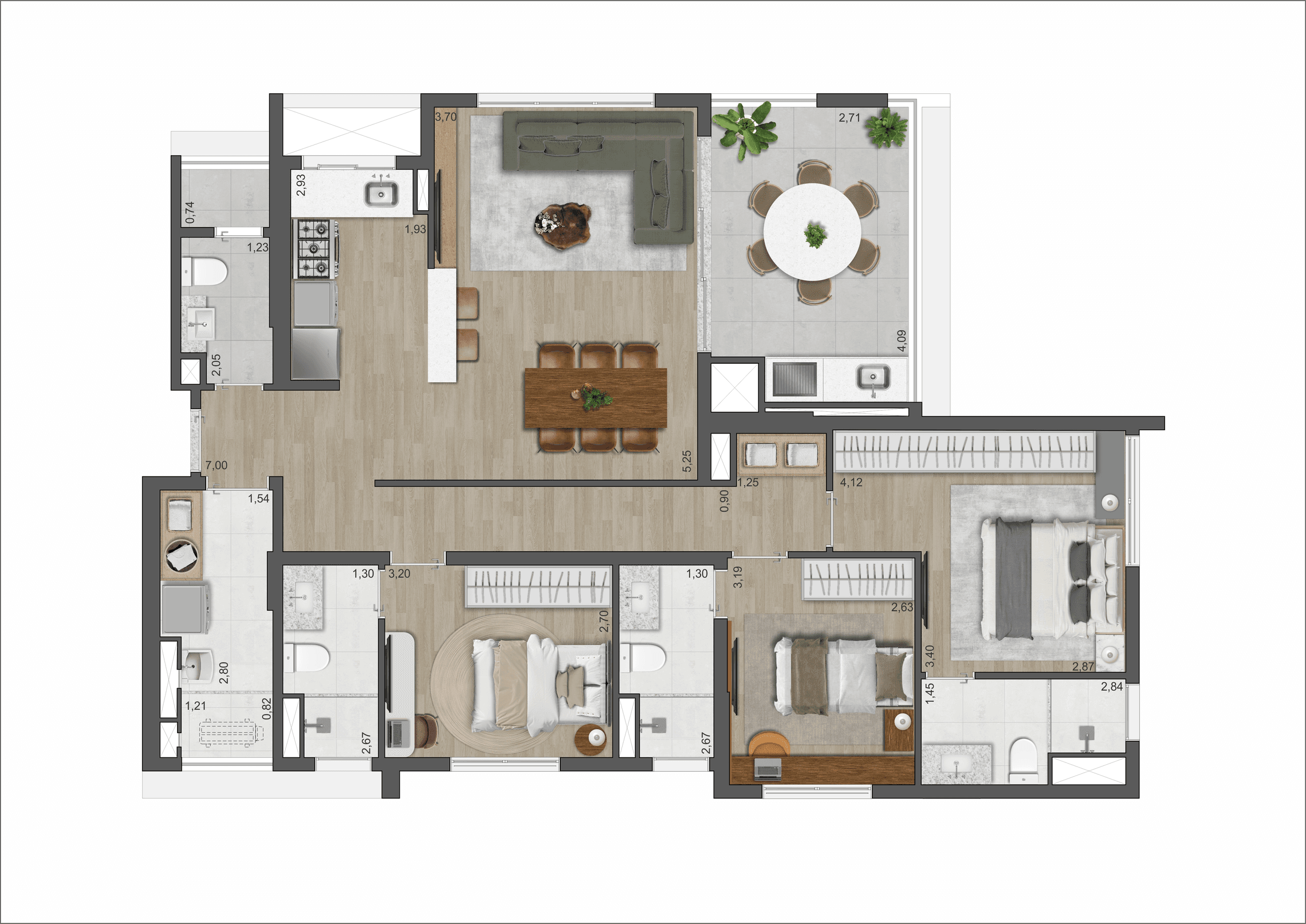 Planta 6 — The Gardens Eleya - Residencial