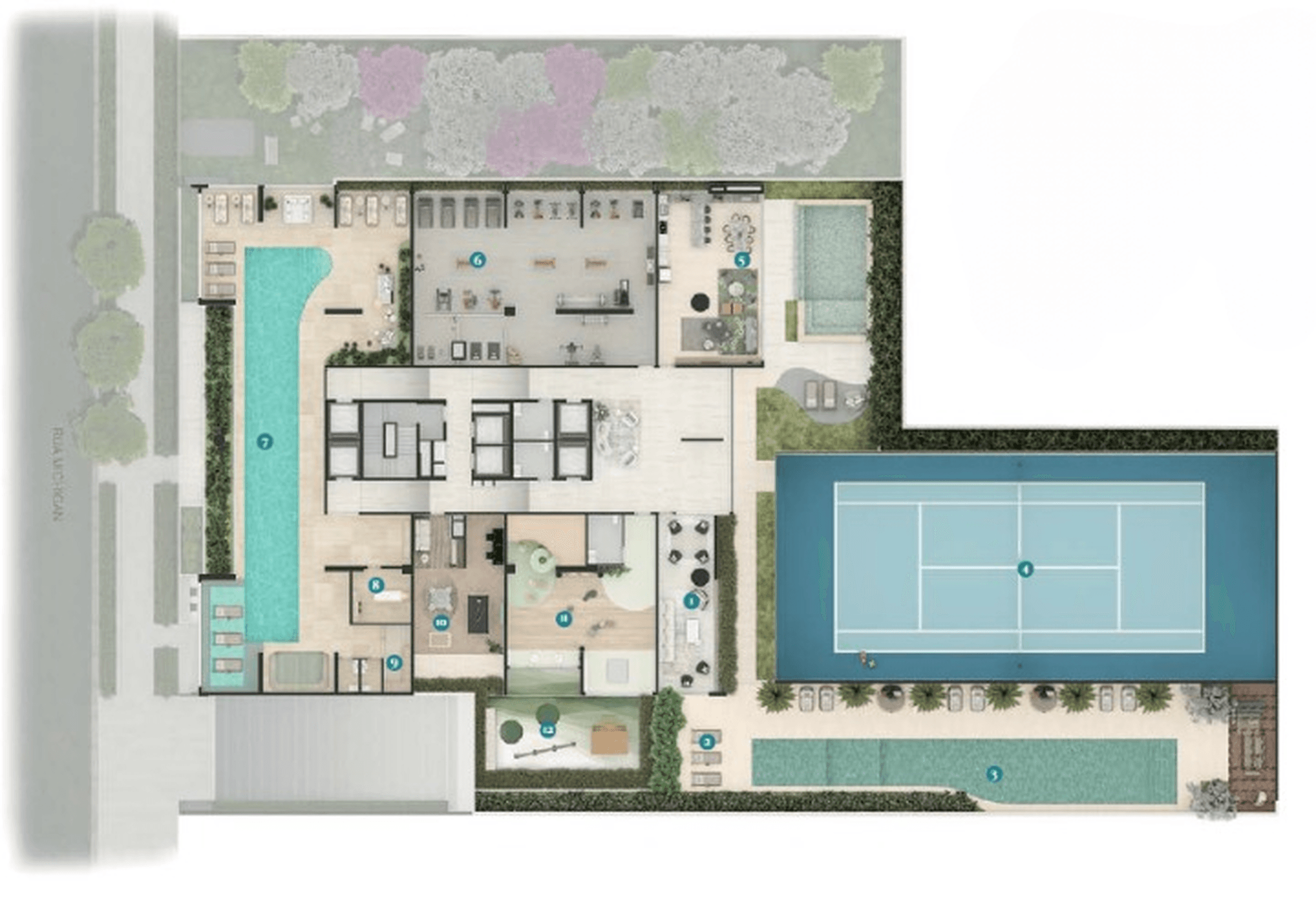 Planta 1 — Casa Senses
