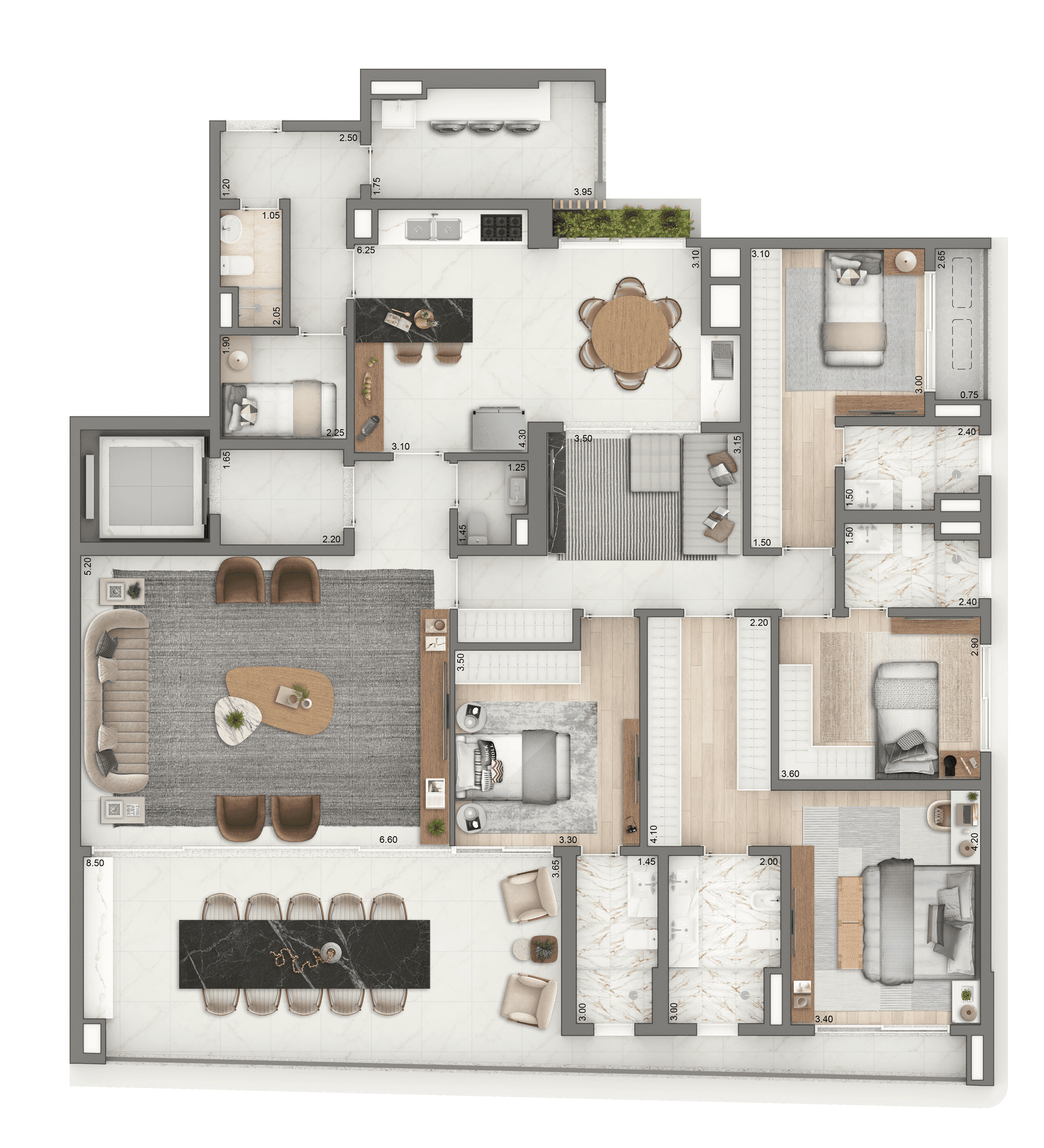 Planta 3 — Casa Senses