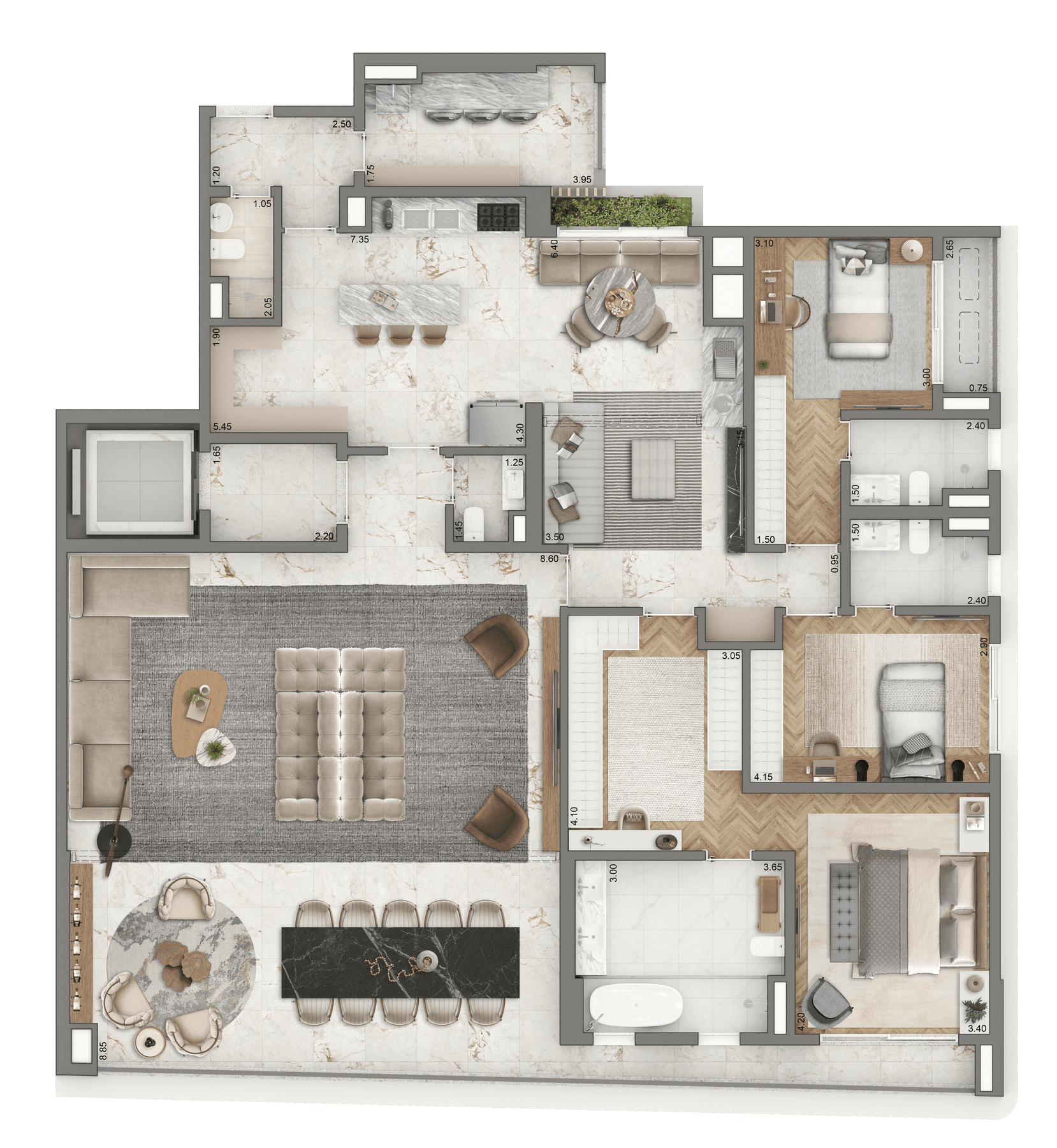 Planta 4 — Casa Senses