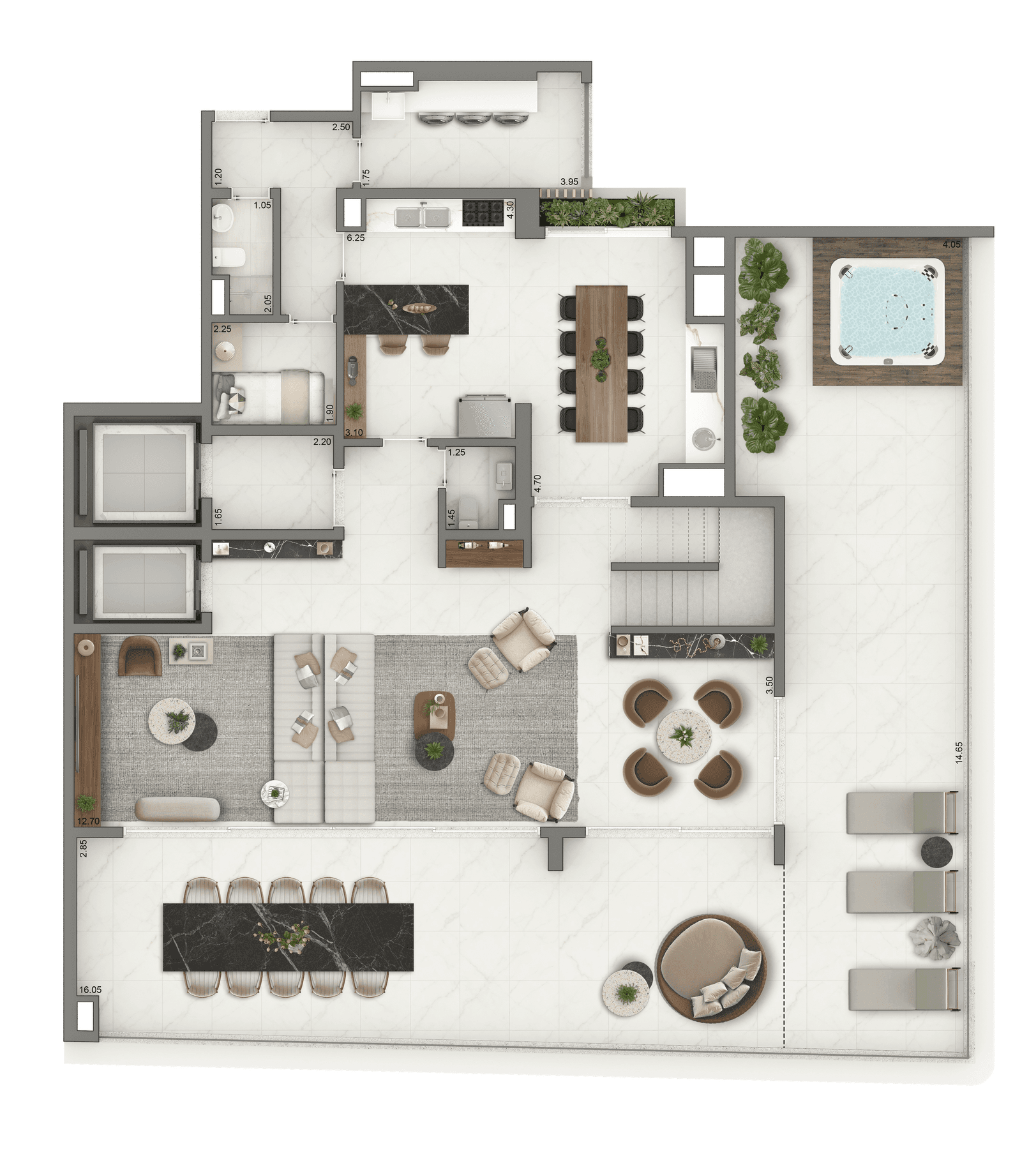 Planta 5 — Casa Senses