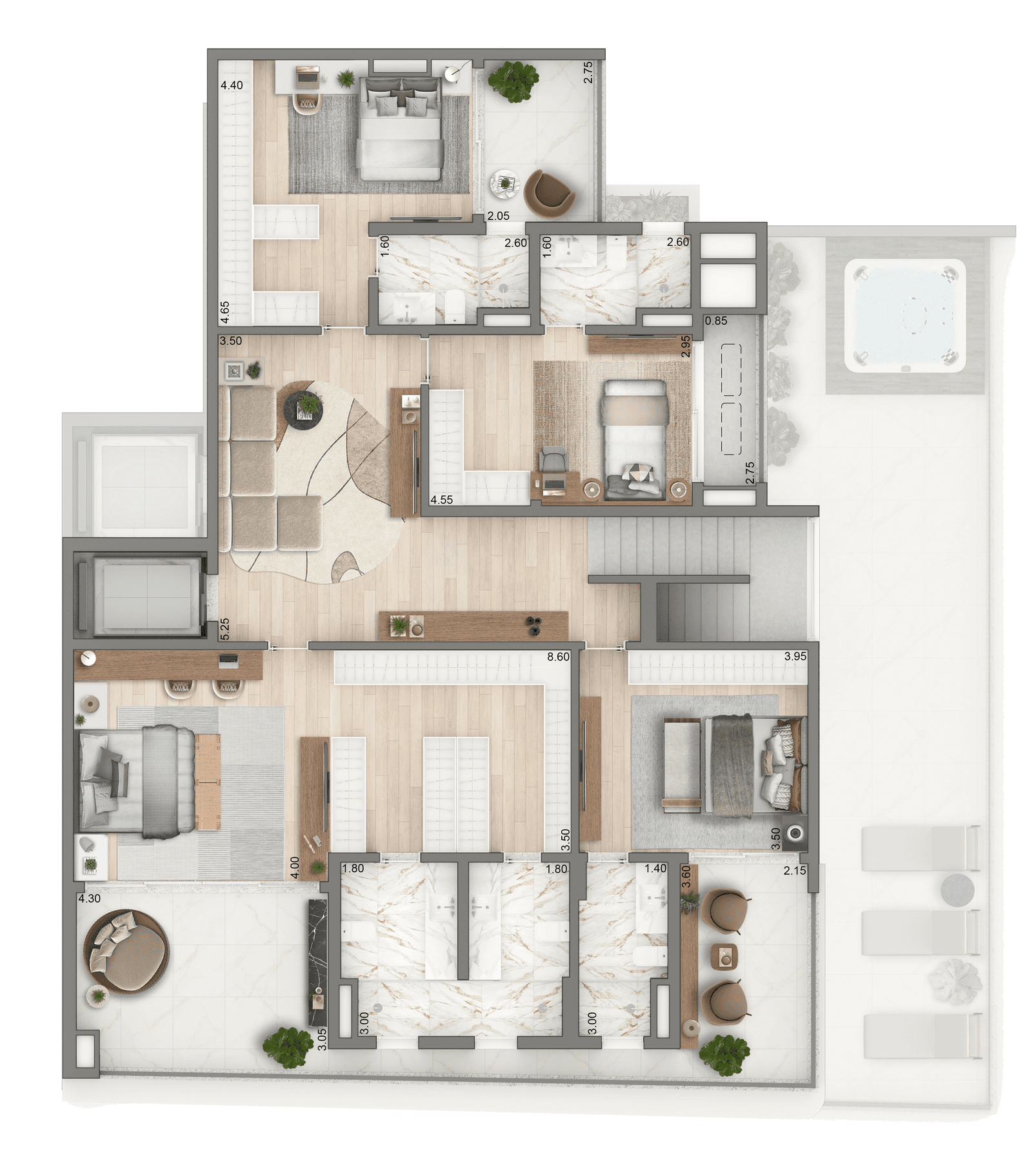 Planta 6 — Casa Senses