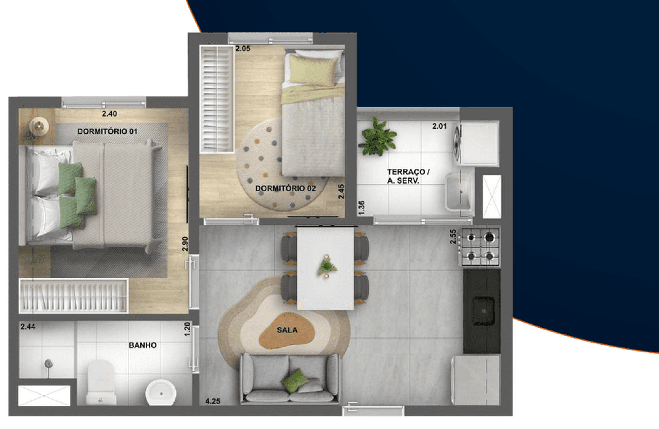 Planta 3 — Astro Santa Marina